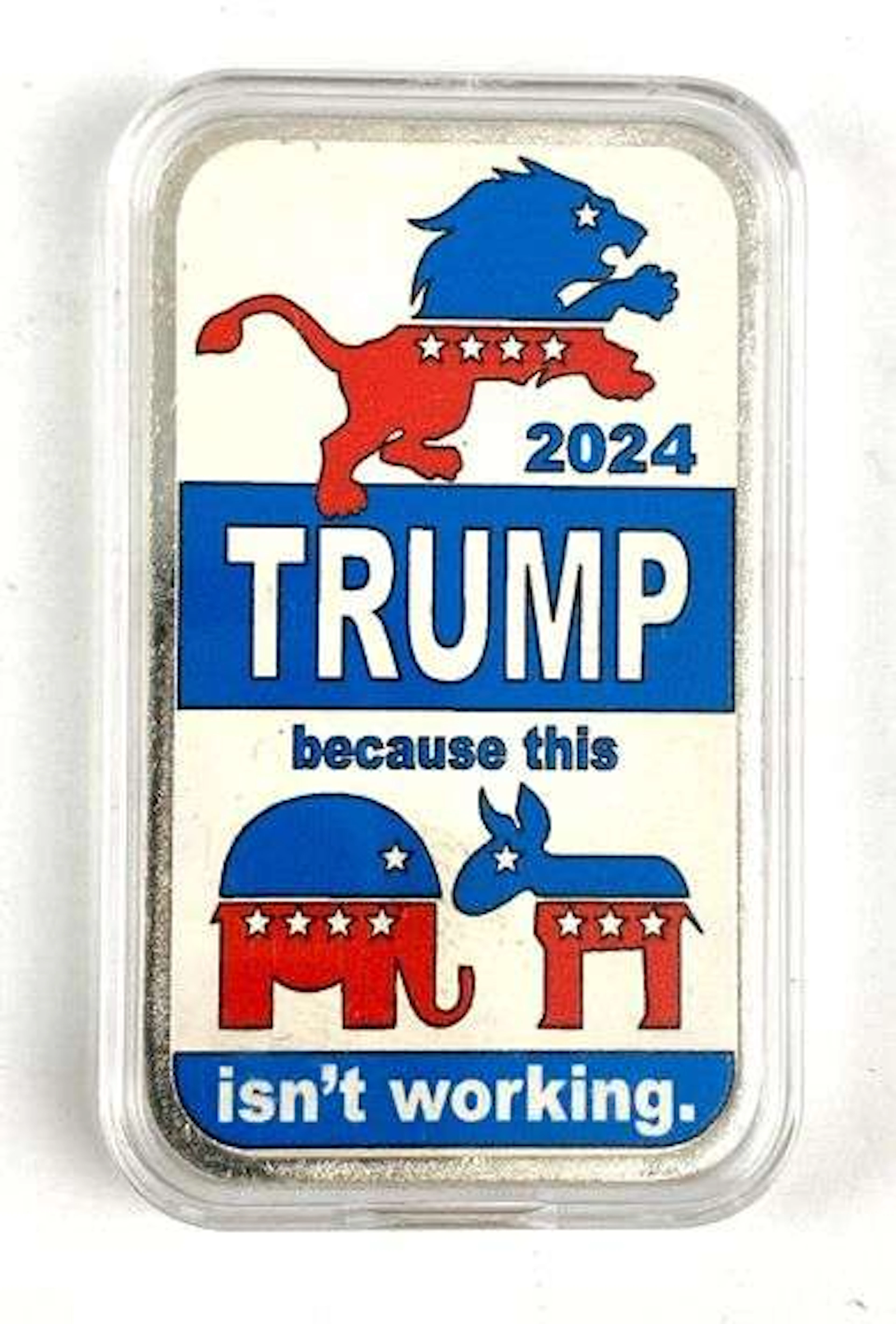 2025 Trump Ballot 1 oz .999 Fine Silver Ingot/ Bar