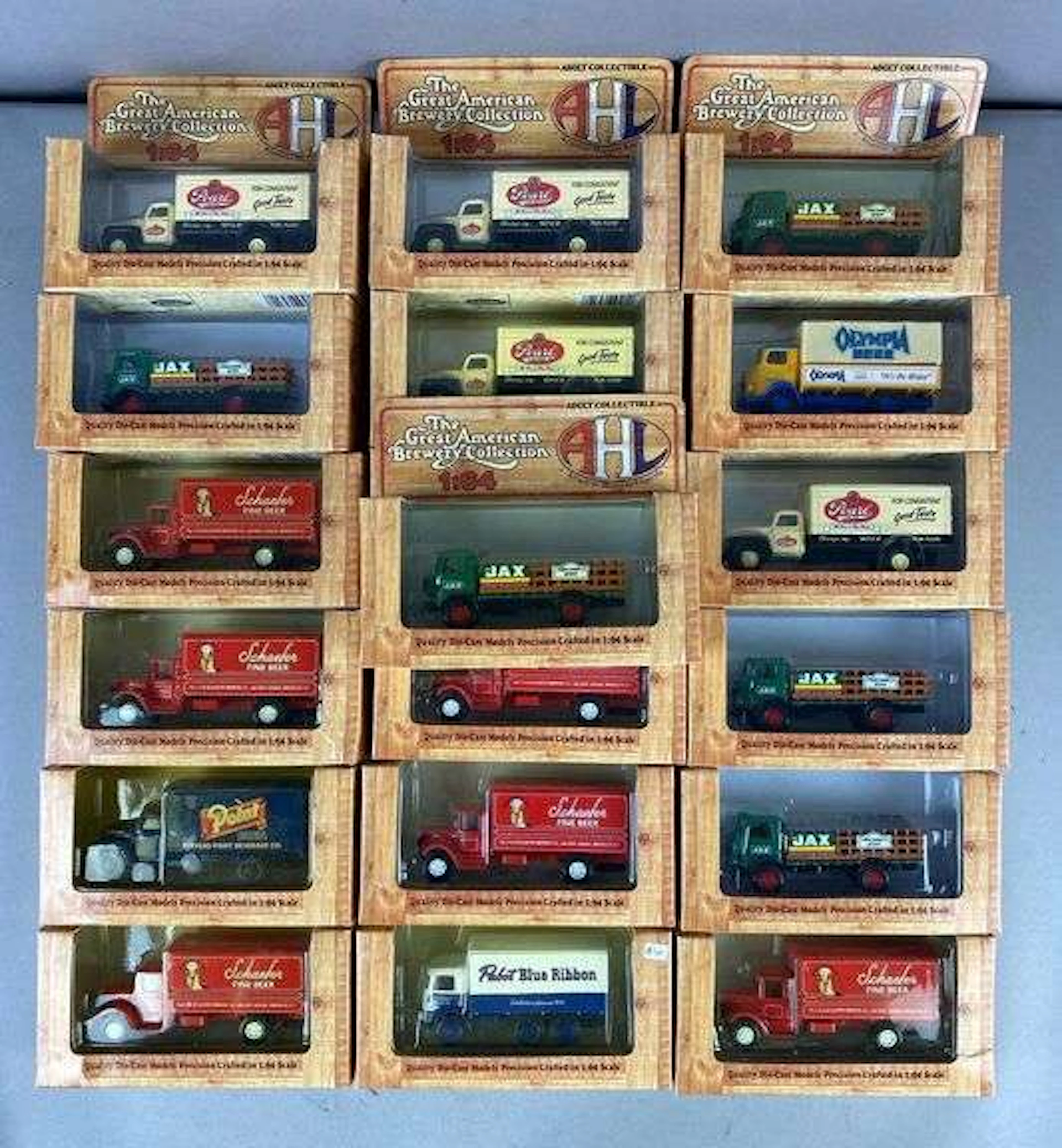 Group of Assorted American Highways Legends Die-Cast Vehicles