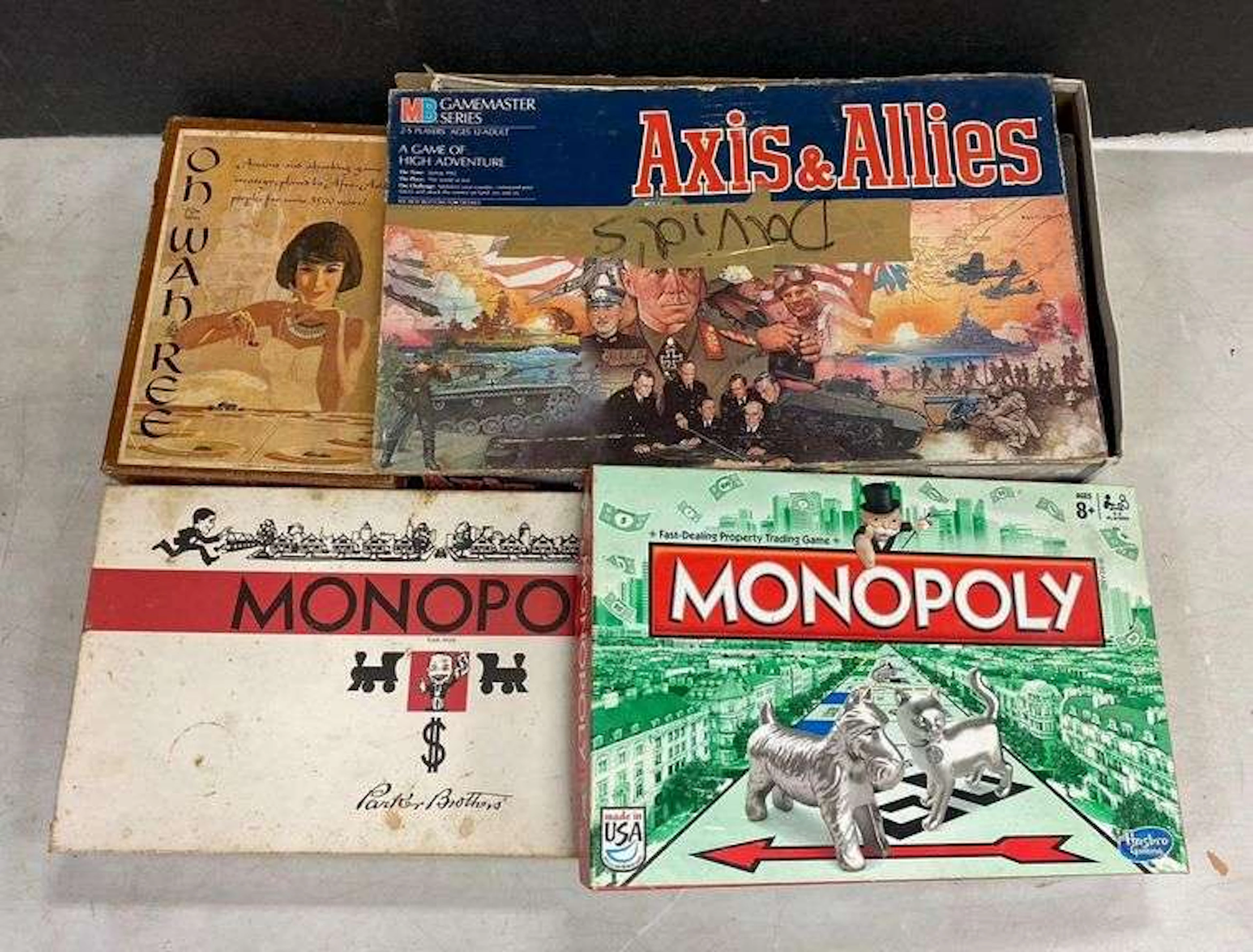 Group of 4 Vintage Monopoly Board Games and More