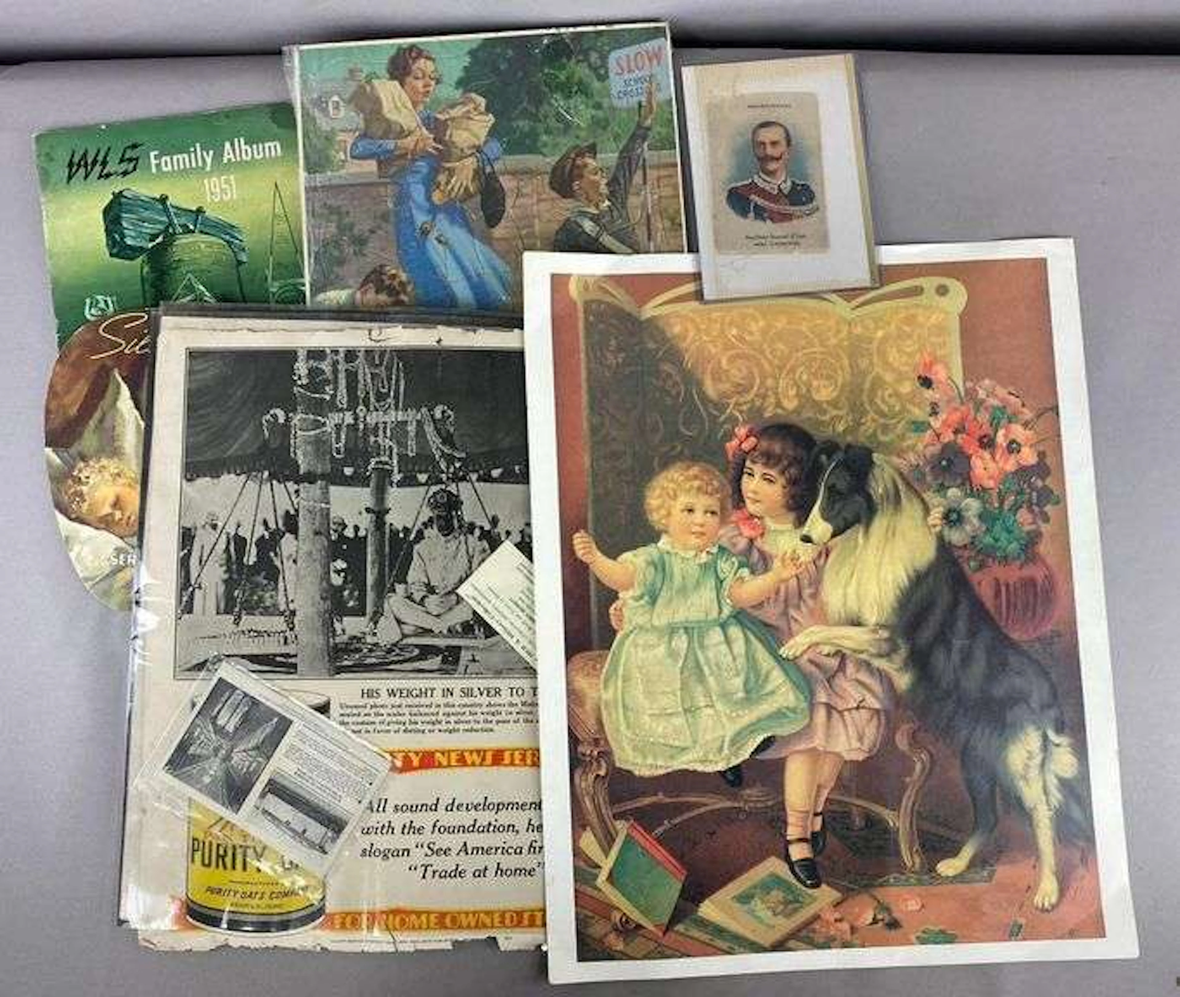 Group of 1950’s Advertising Prints and More