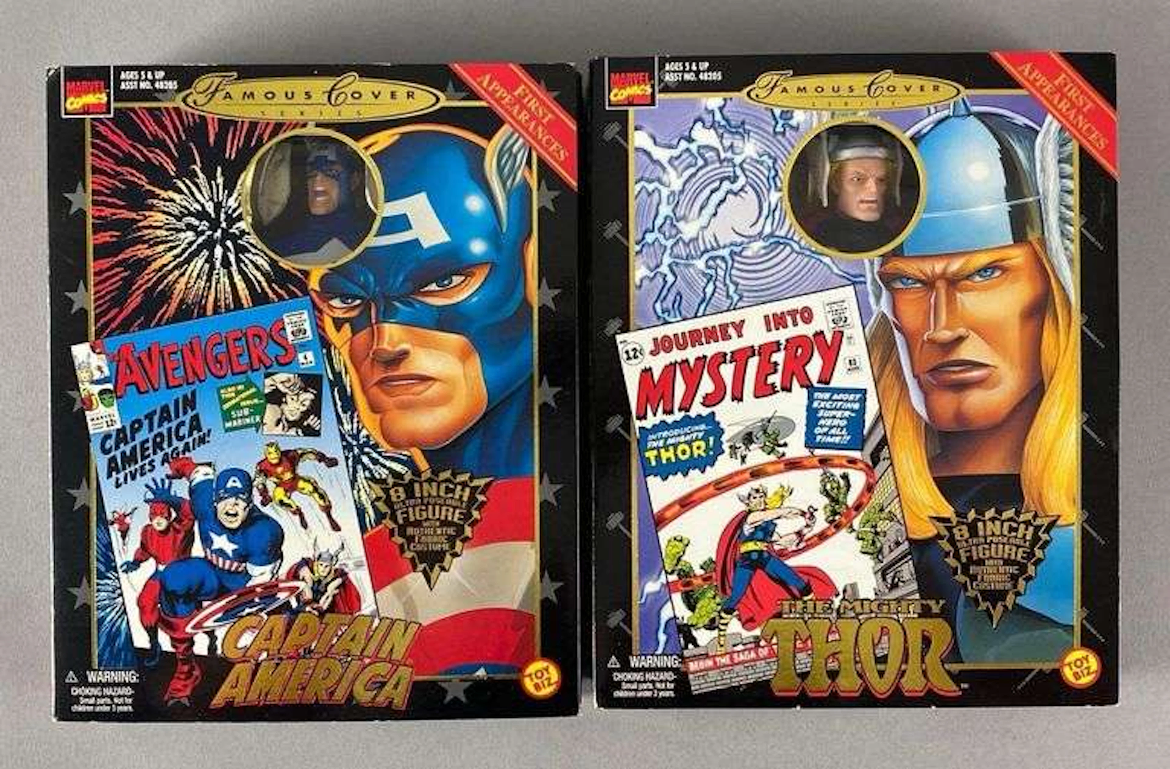 Group of 2 Toy Biz Famous Cover Marvel Action Figures