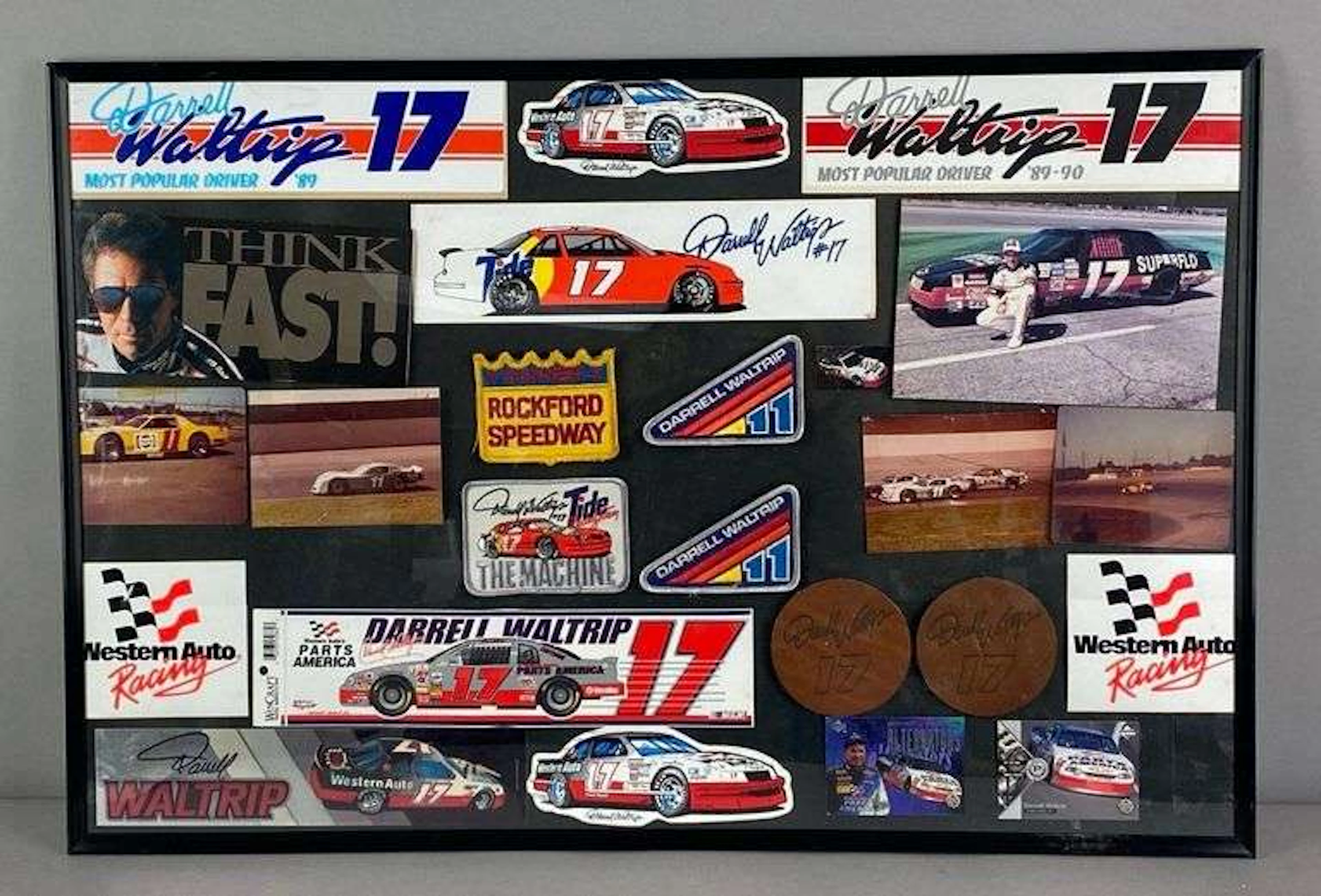 Group of Darell Waltrip Fan Items