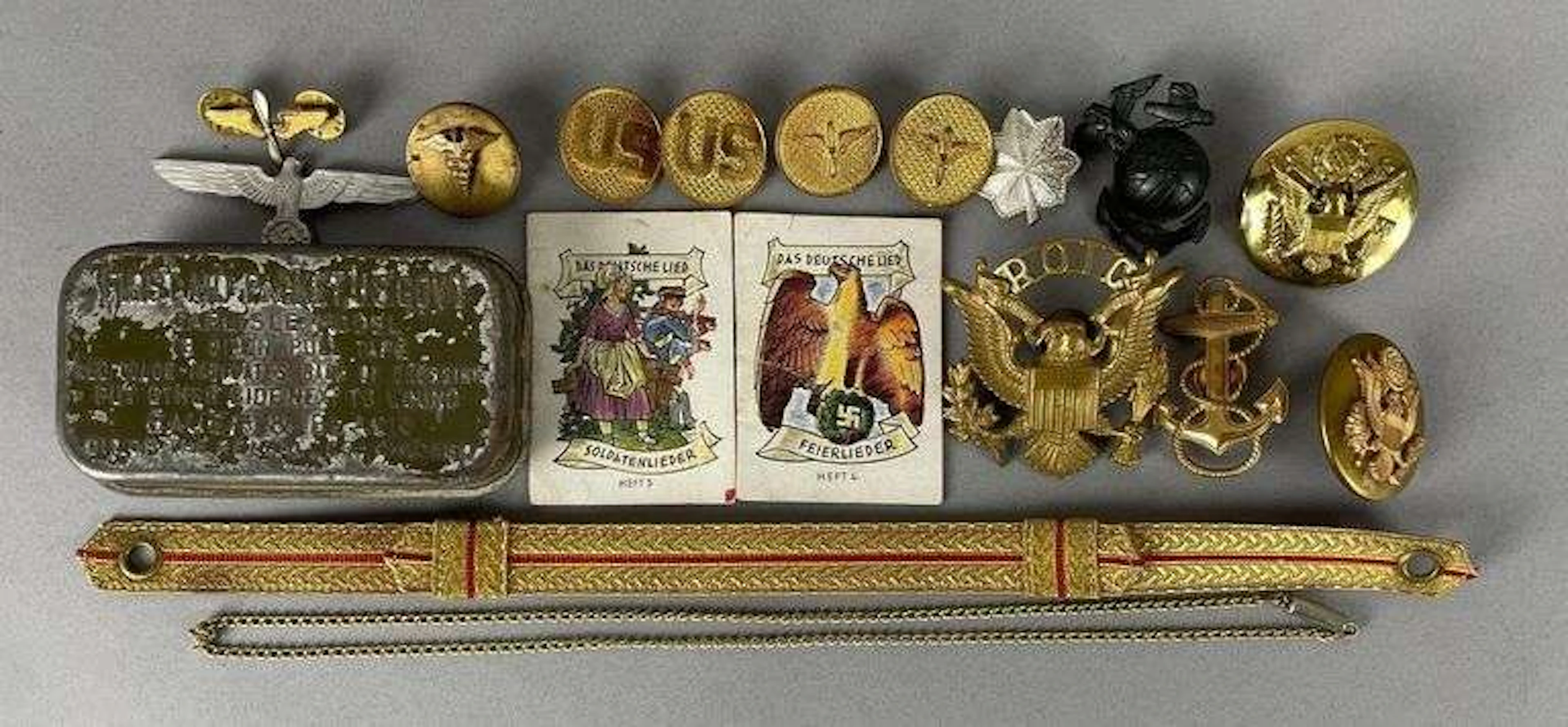 Group of 1920s US Military Insignia and More