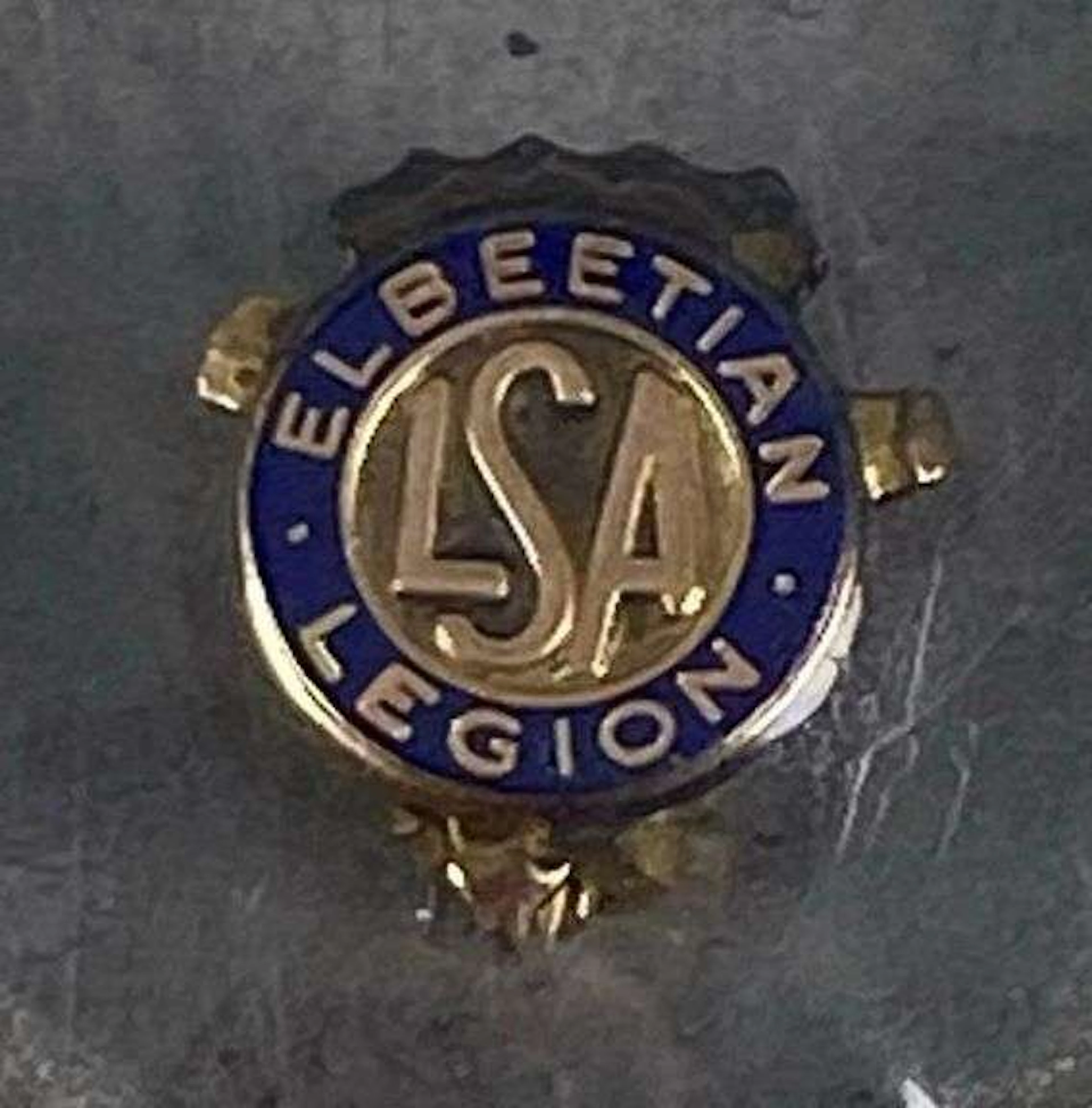 10K Yellow Gold Lone Scouts of America Elbeetian Legion Pin