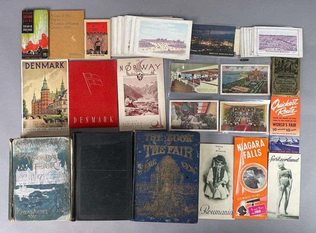 Group of 1933/34 Chicago Worlds Fair Ephemera and More
