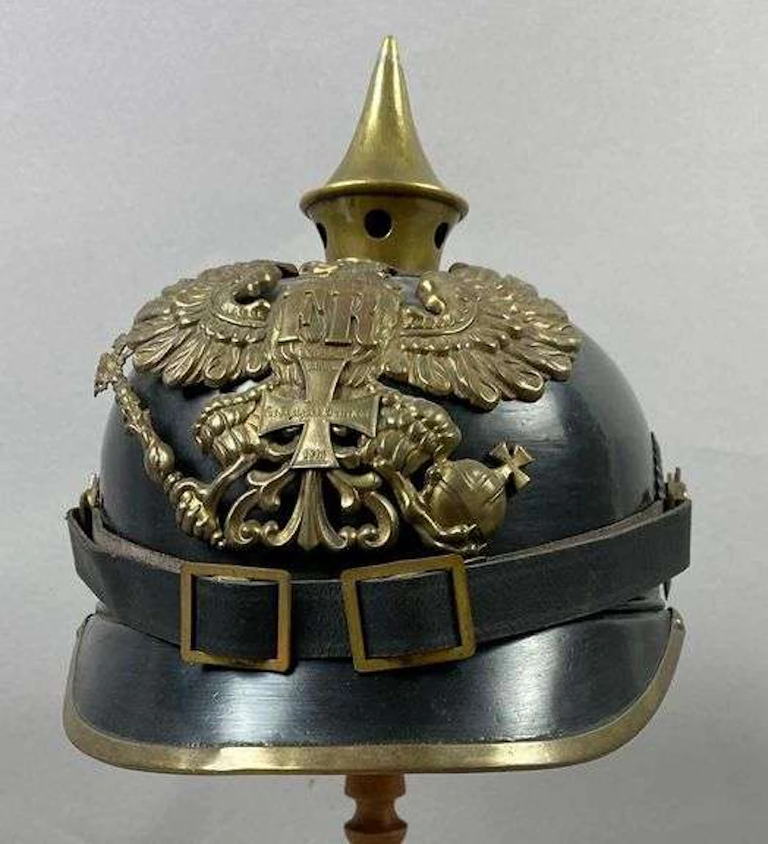 Pre WW1 Lightweight Metal Prussian Ersatz Pickelhaube