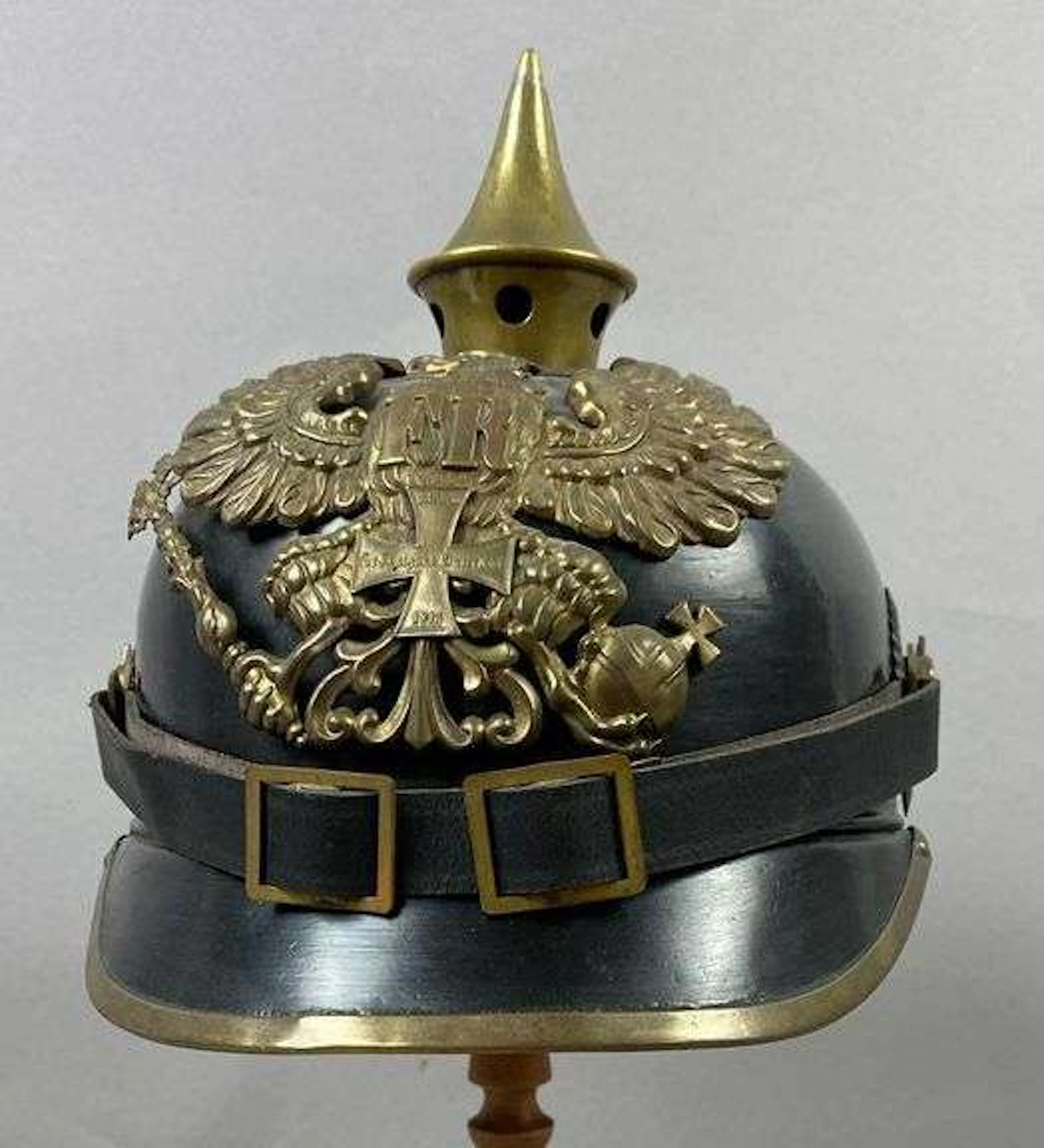 Pre WW1 Lightweight Metal Prussian Ersatz Pickelhaube