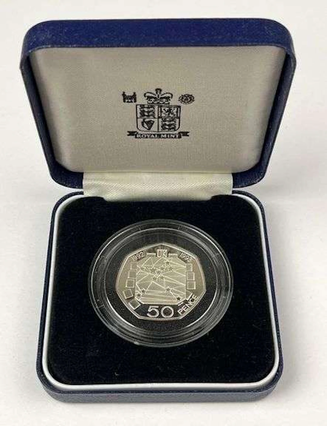 1992-1993 United Kingdom Council of Ministers 13 Gram .925 Silver Proof Coin