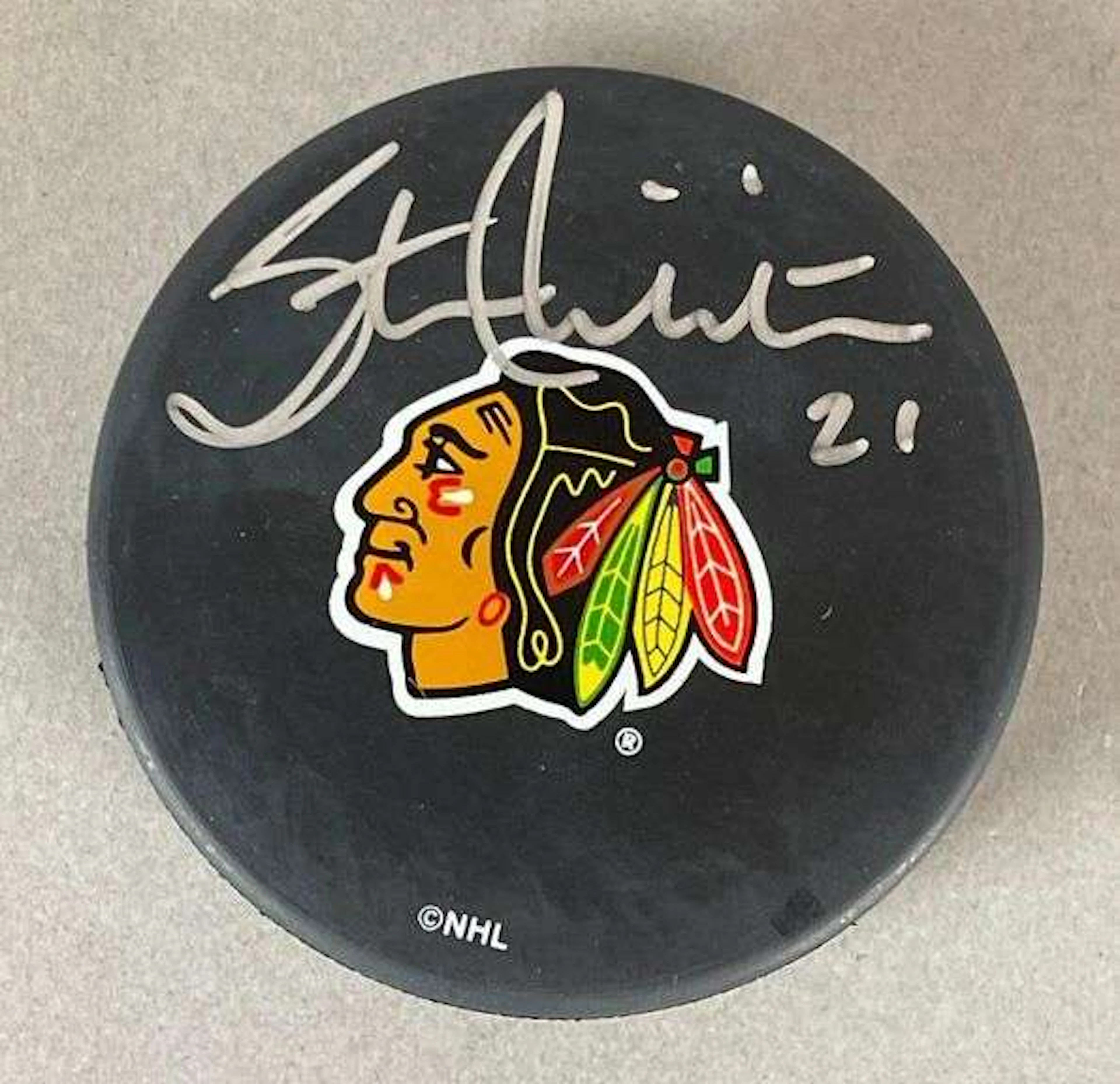 Stan Mikita Signed Official NHL Hockey Puck