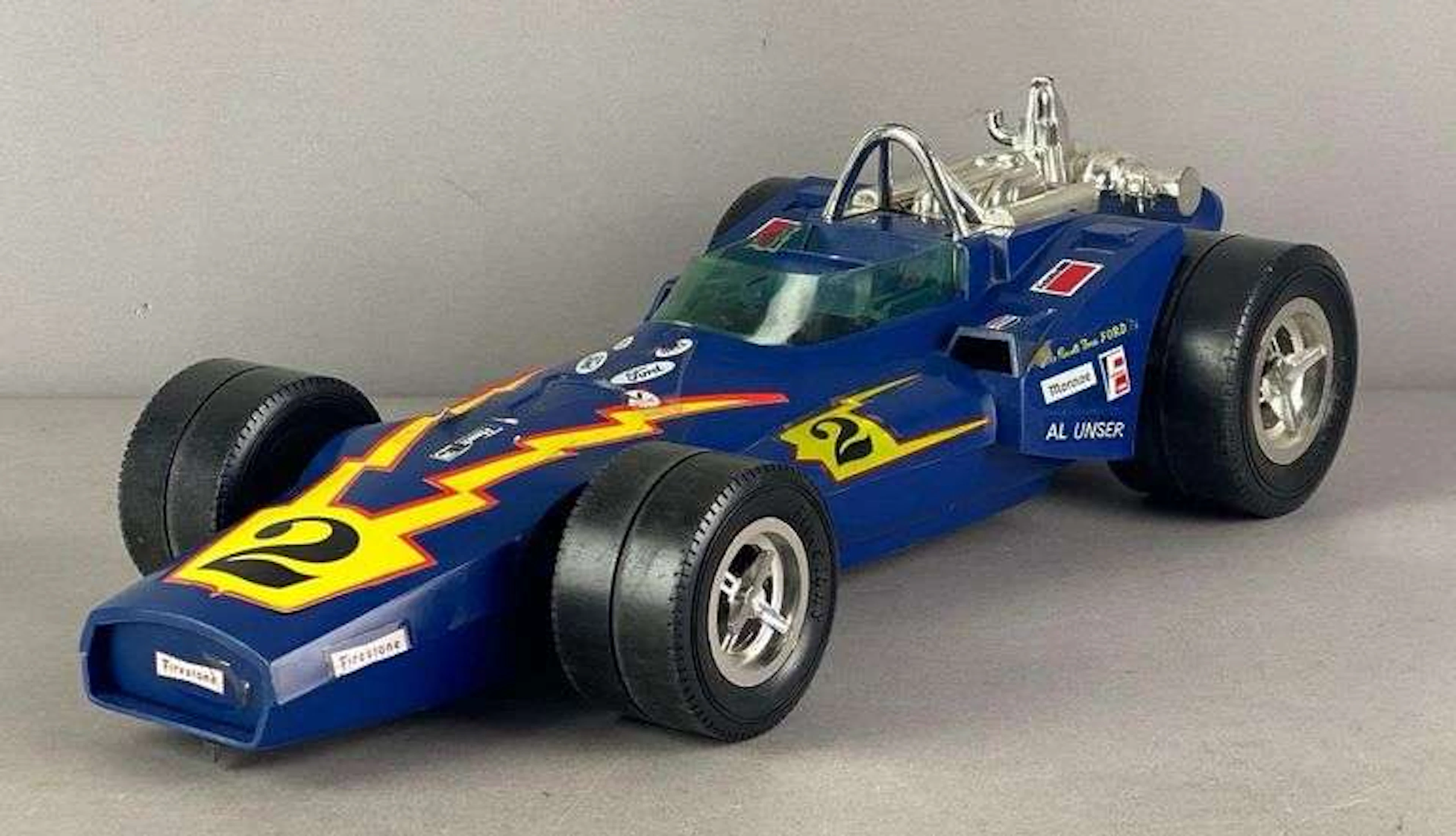 Topper Johnny Lightning Al Unser Indy Race Car Carrying Case