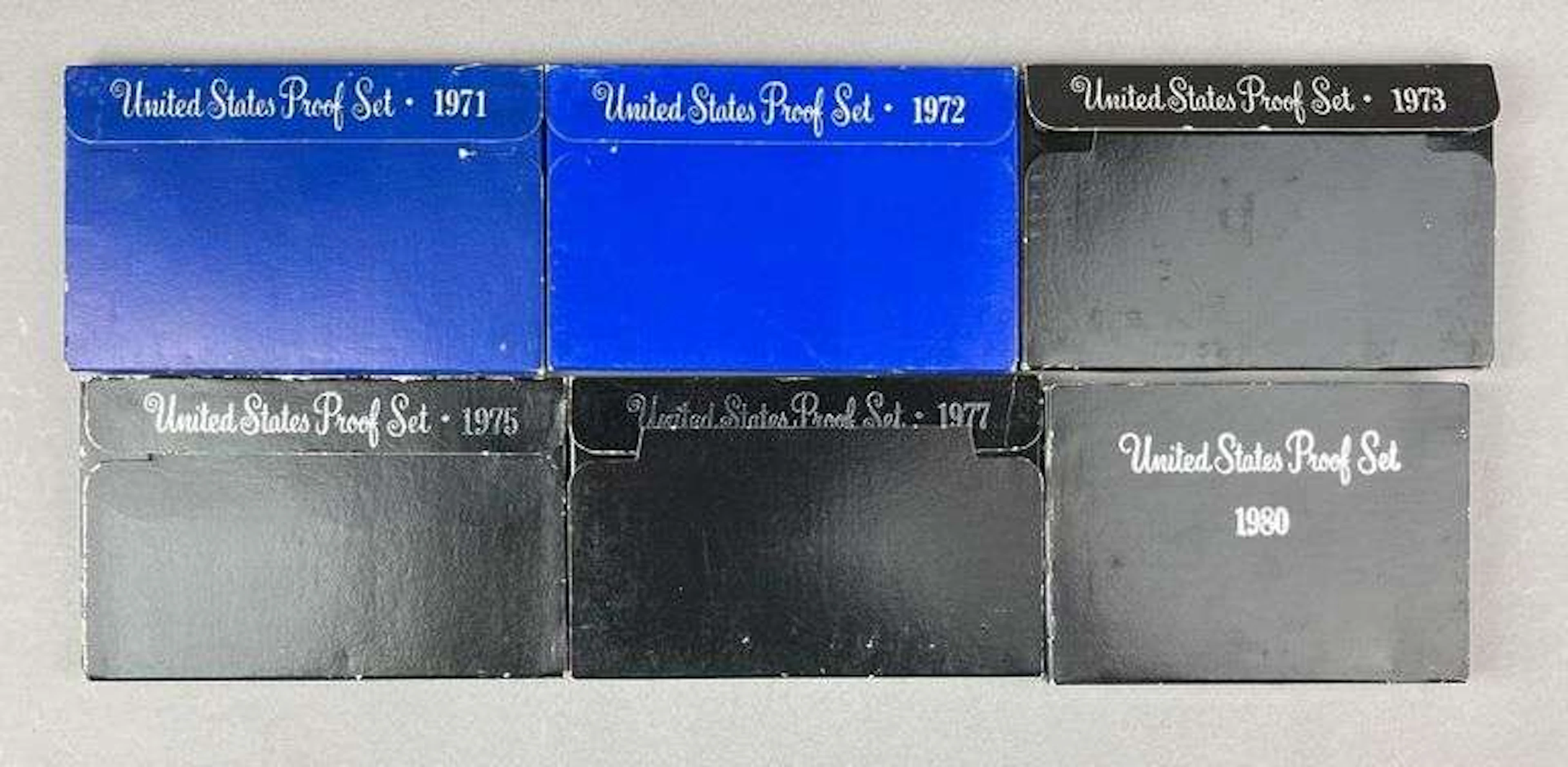 Group of 6 US Mint Coin Proof Sets