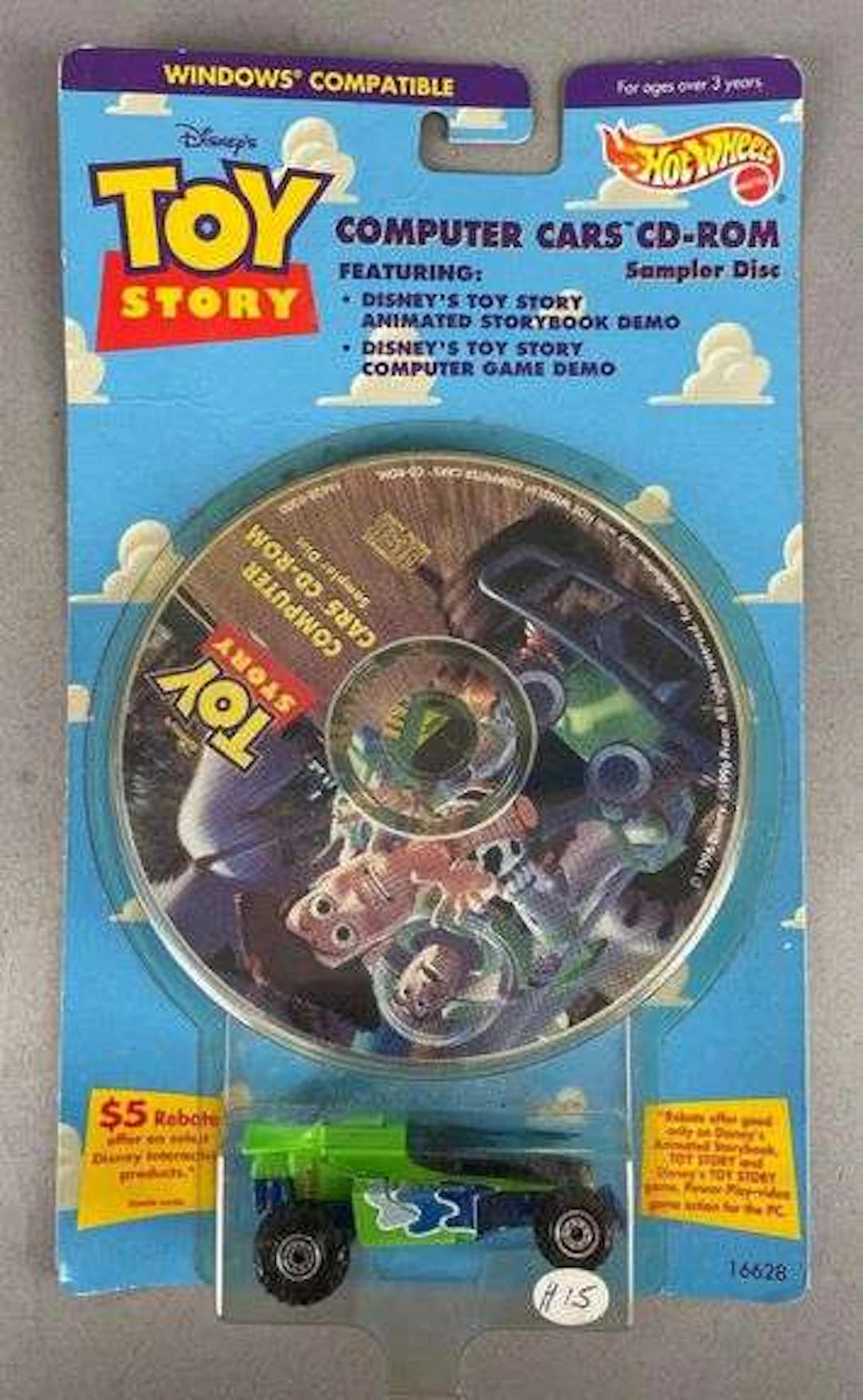 Mattel Hot Wheels Disney Toy Story CD-Rom Die-Cast Car Set