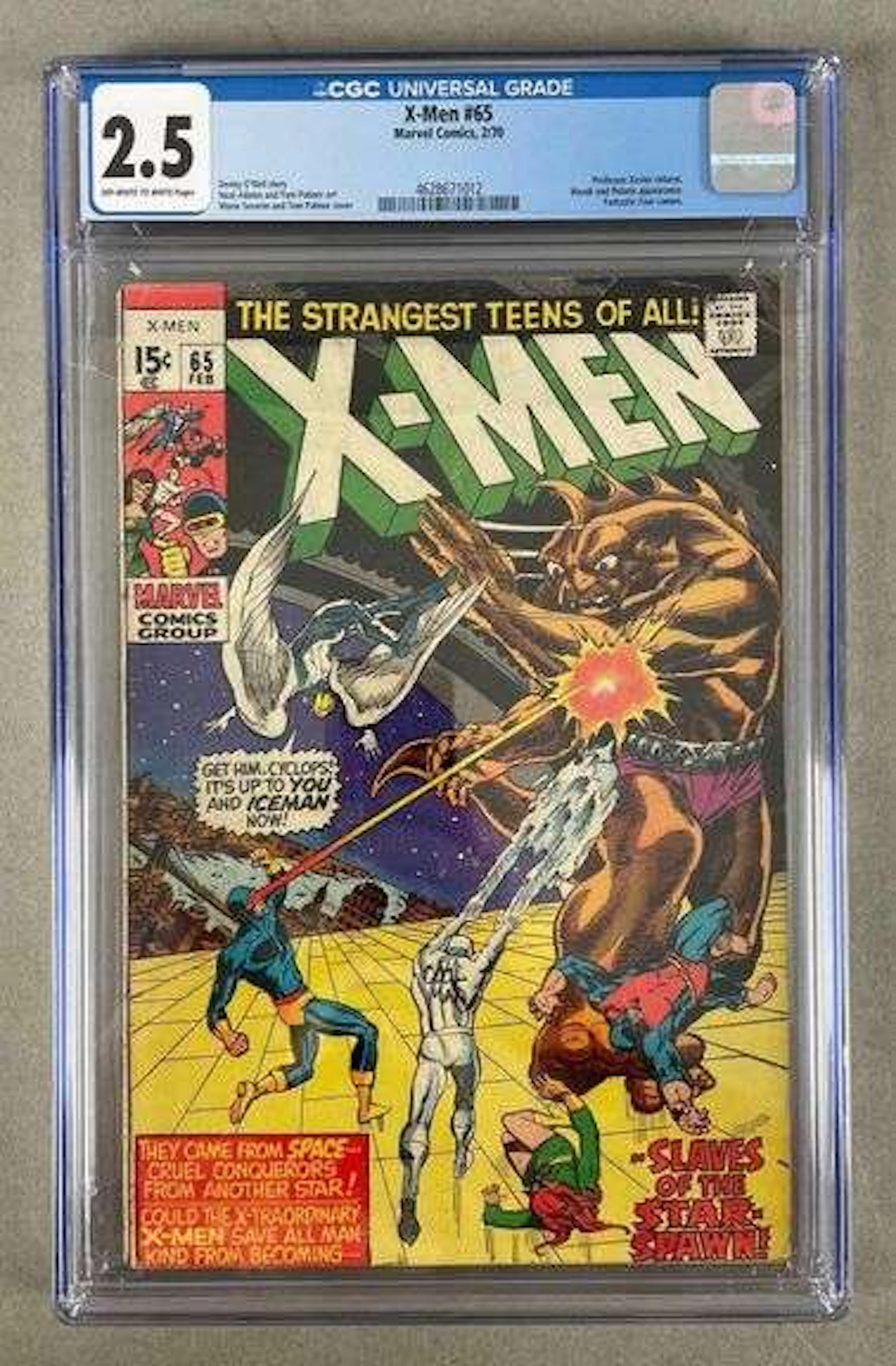 CGC Graded Marvel Comics X-men No. 65