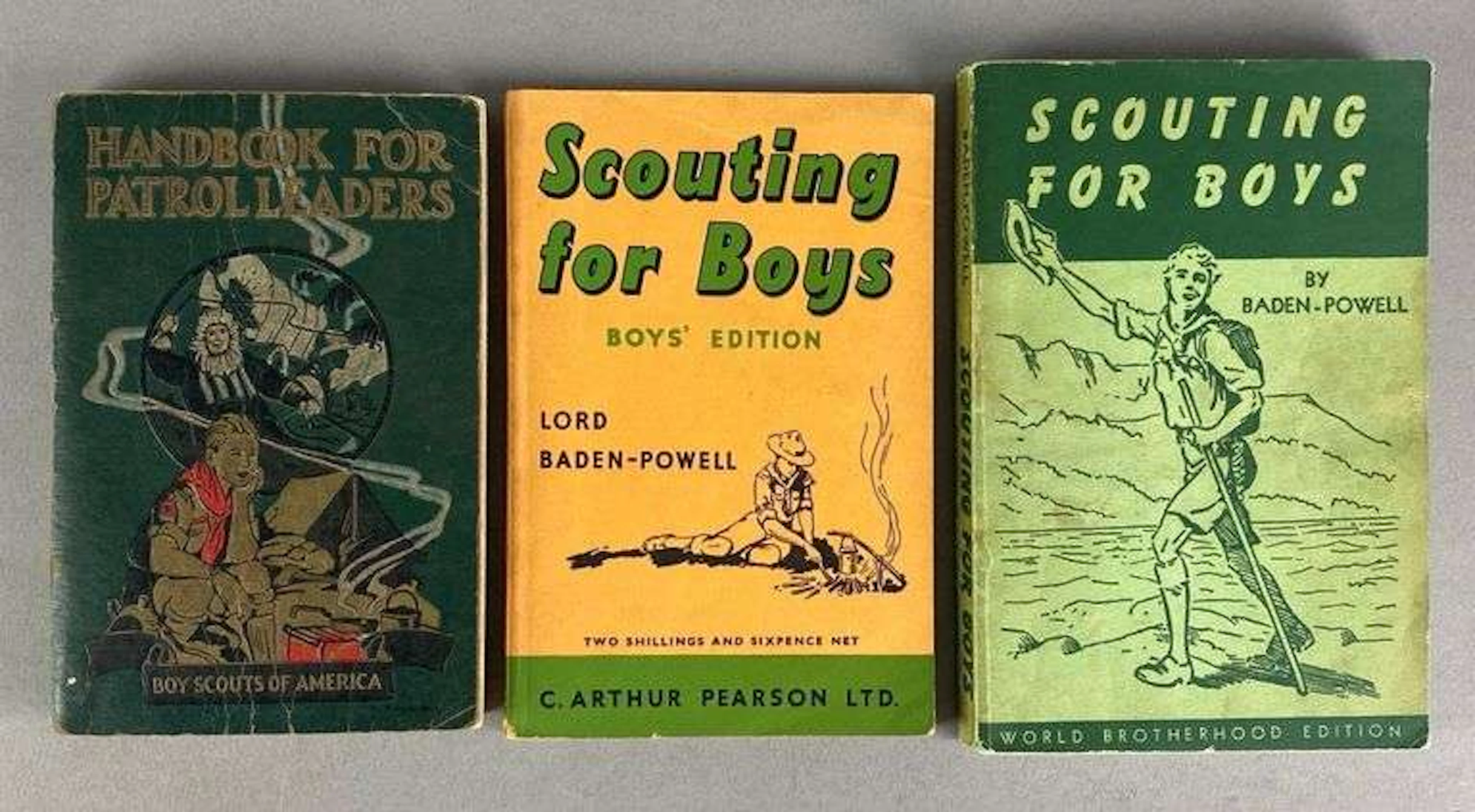 Group of 3 Vintage Boy Scouts of America Paperback Books
