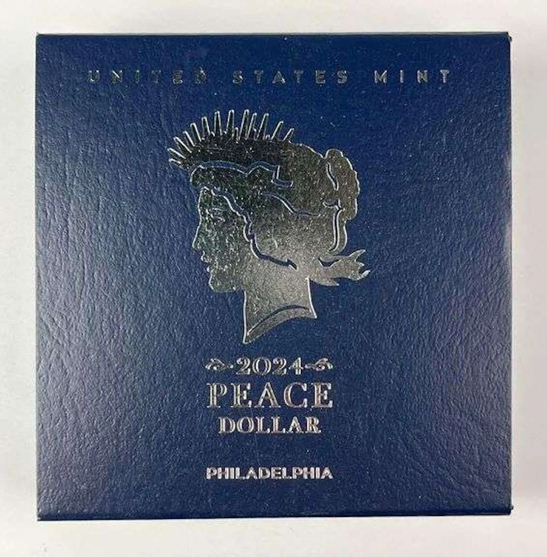 2024 US Mint Philadelphia Peace Silver UNC Dollar