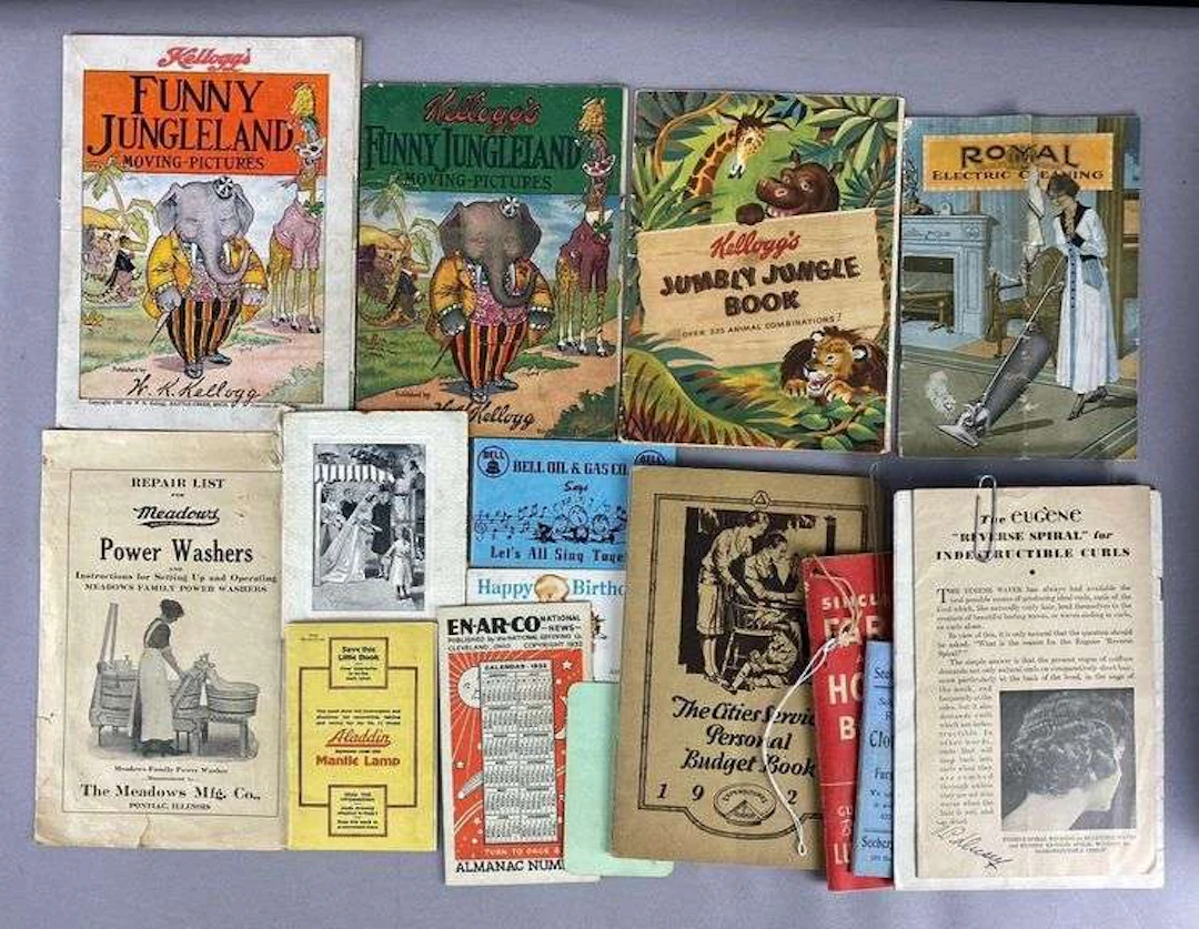 Group of 1900’s Kellogg’s Funny Jungleland Moving Pictures and More