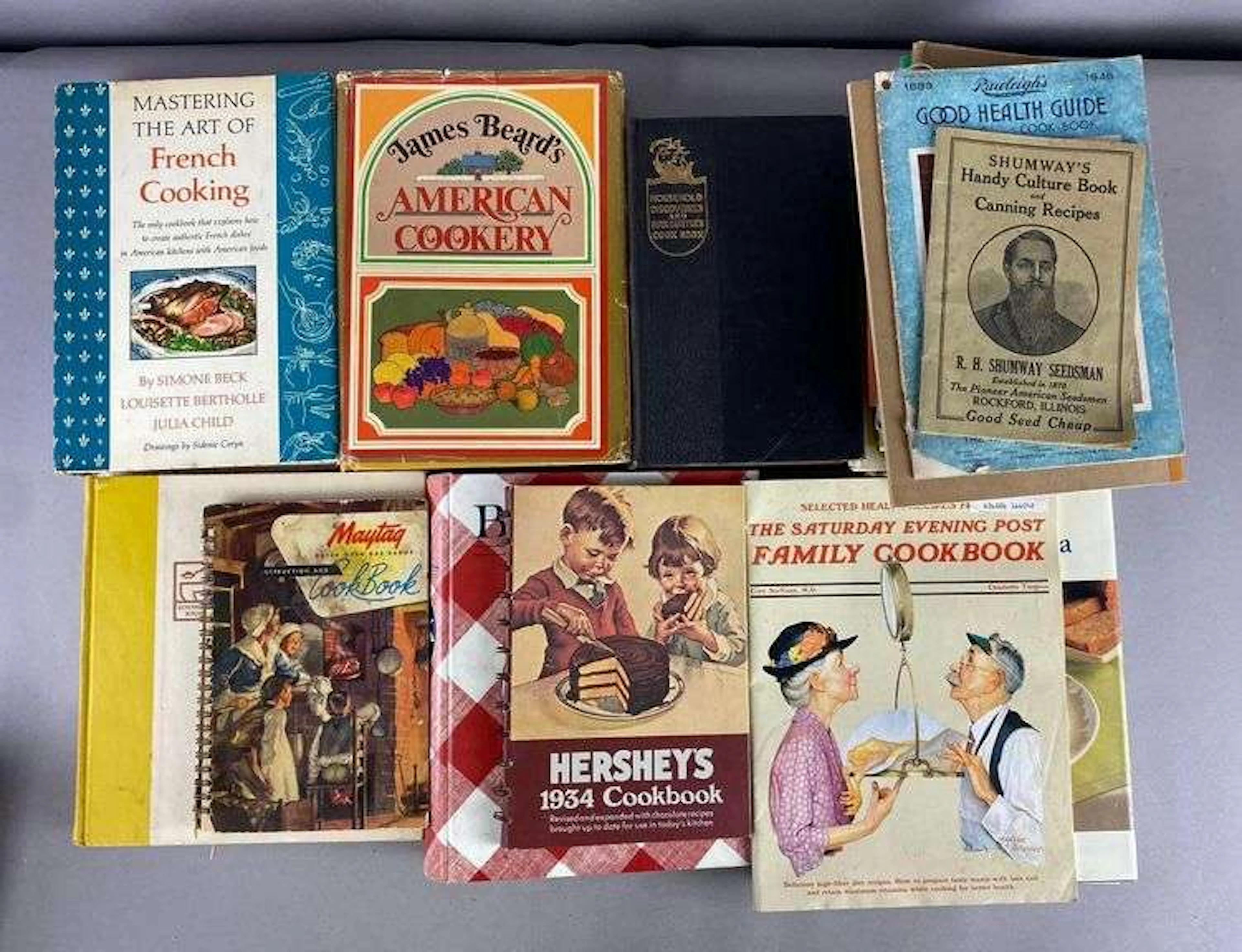Group of Vintage Advertising Cookbooks
