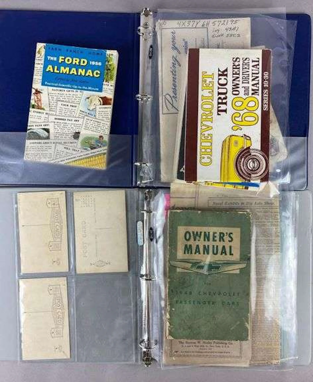 Group of 1950’s Car Manuals and More