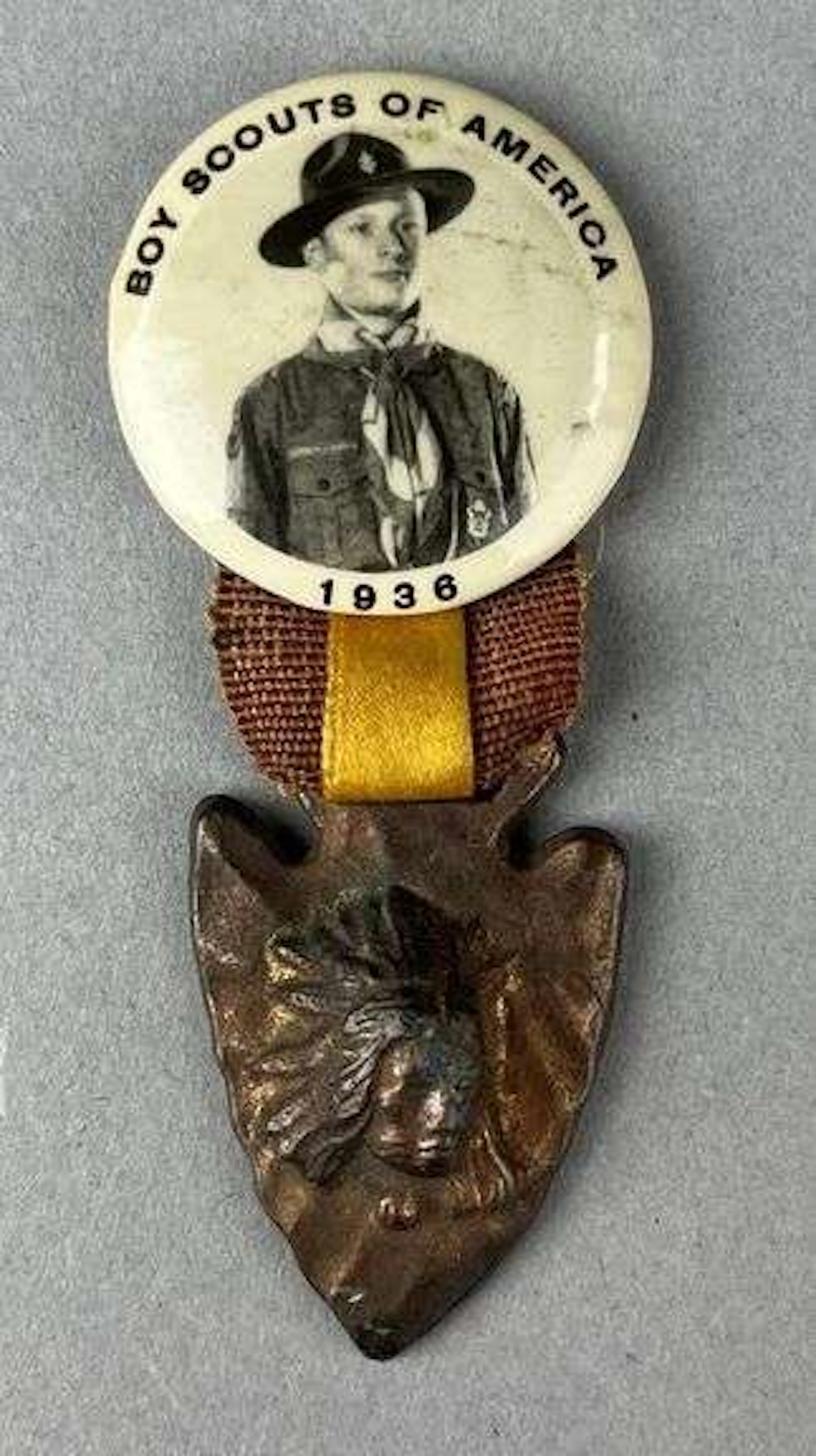 Vintage 1936 Boy Scouts of America Badge