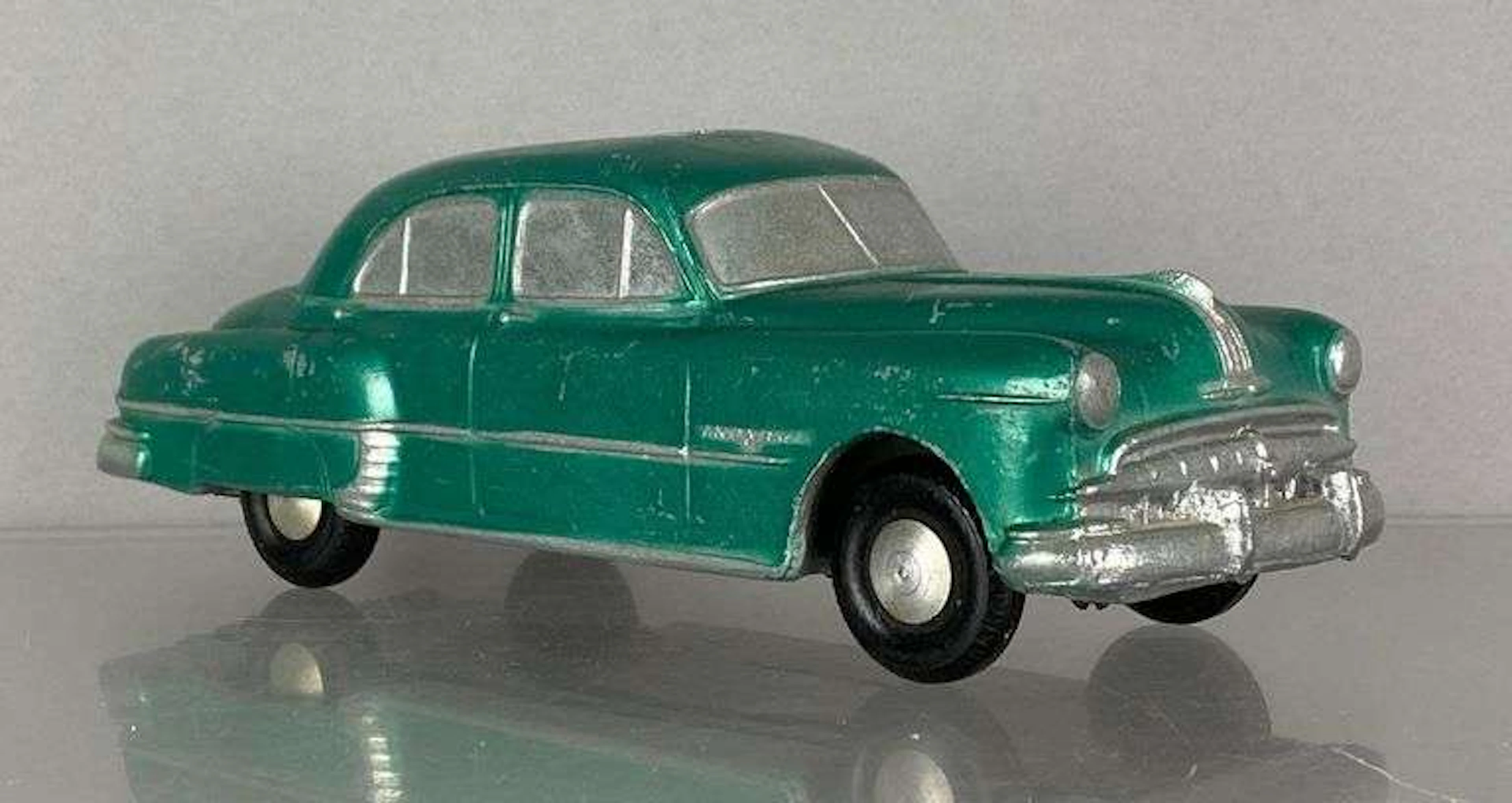 1949 Pontiac Turquoise Bridgeport National Bank Dealership Promo Car
