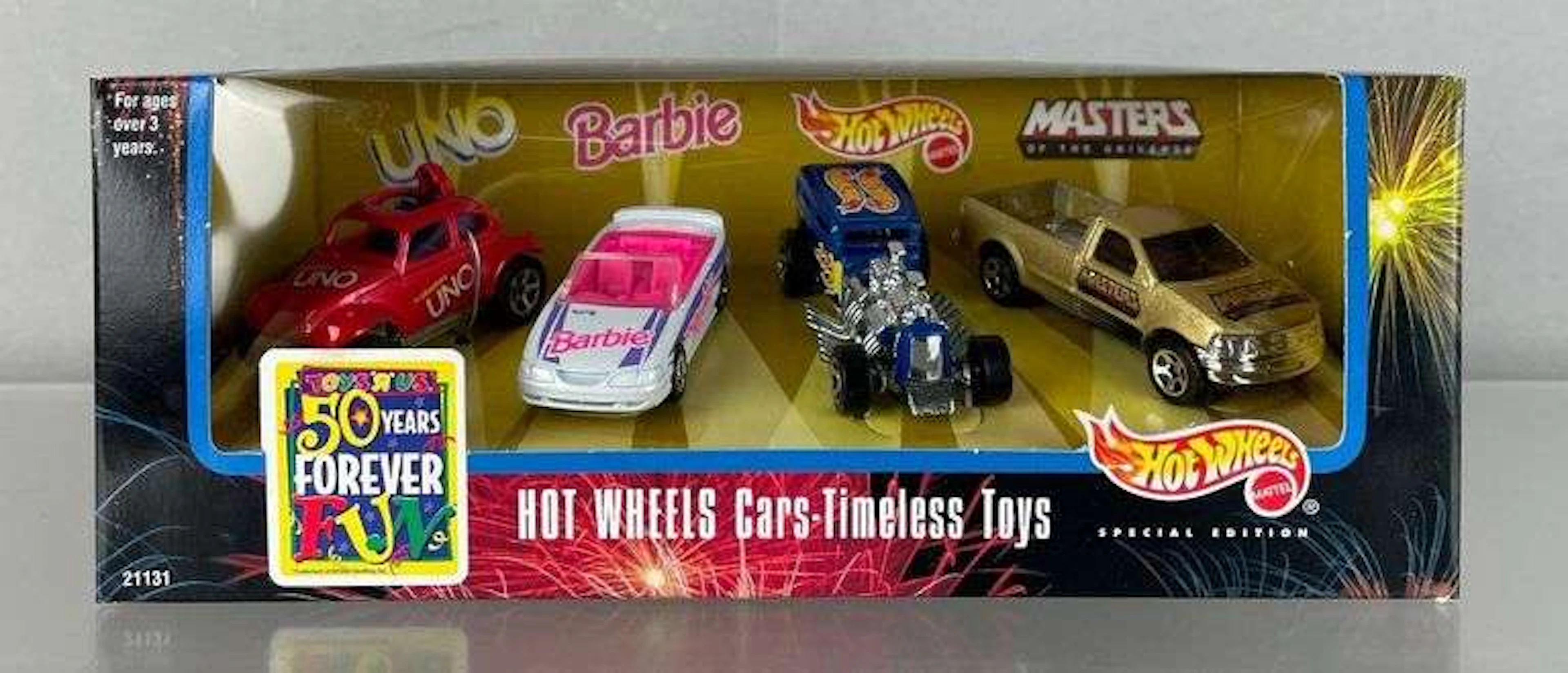 Special Edition Mattel Hot Wheels Toys R Us Die-Cast Vehicle Set