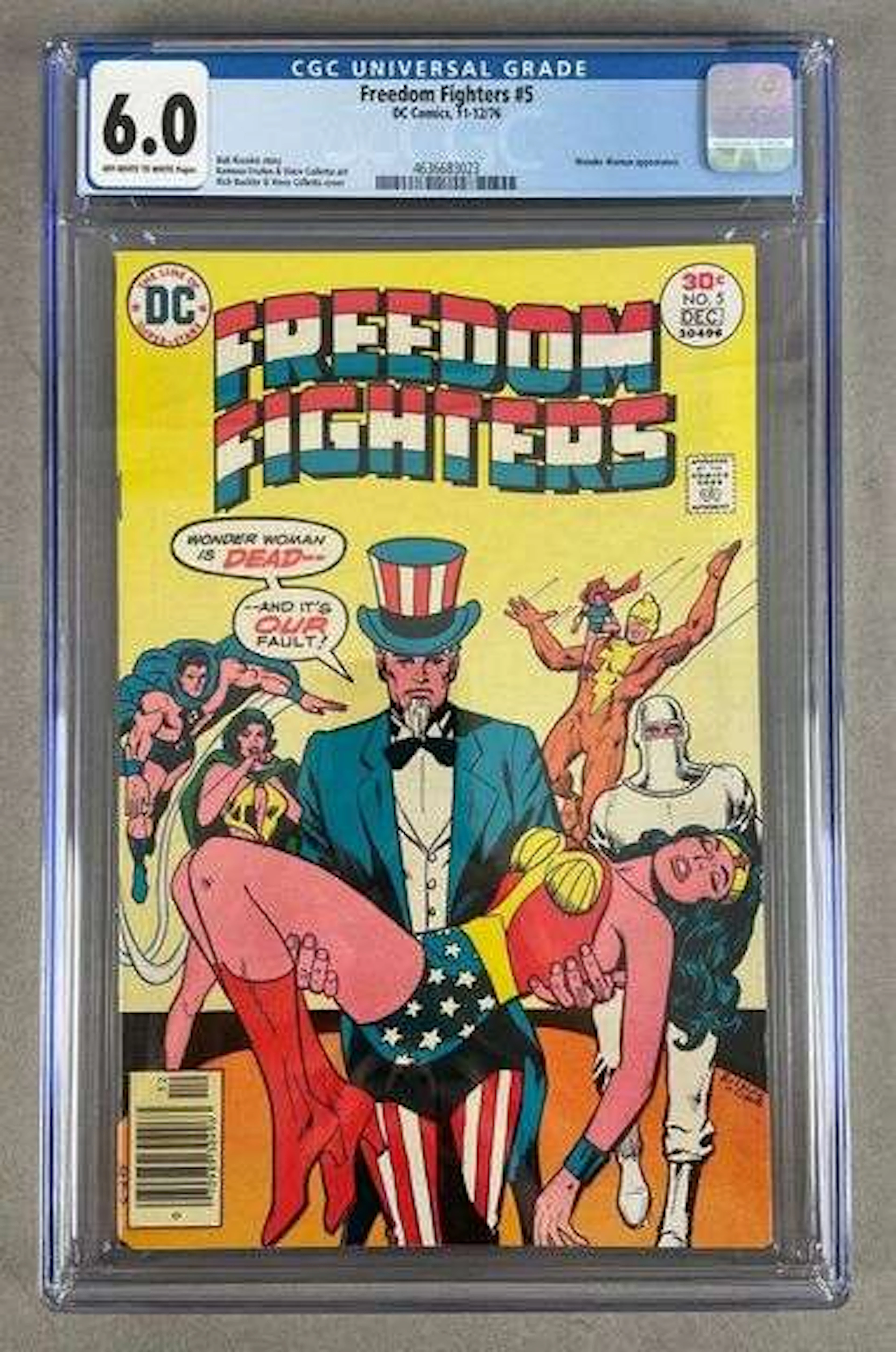 CGC Graded DC Comics Freedom Fighters No. 5