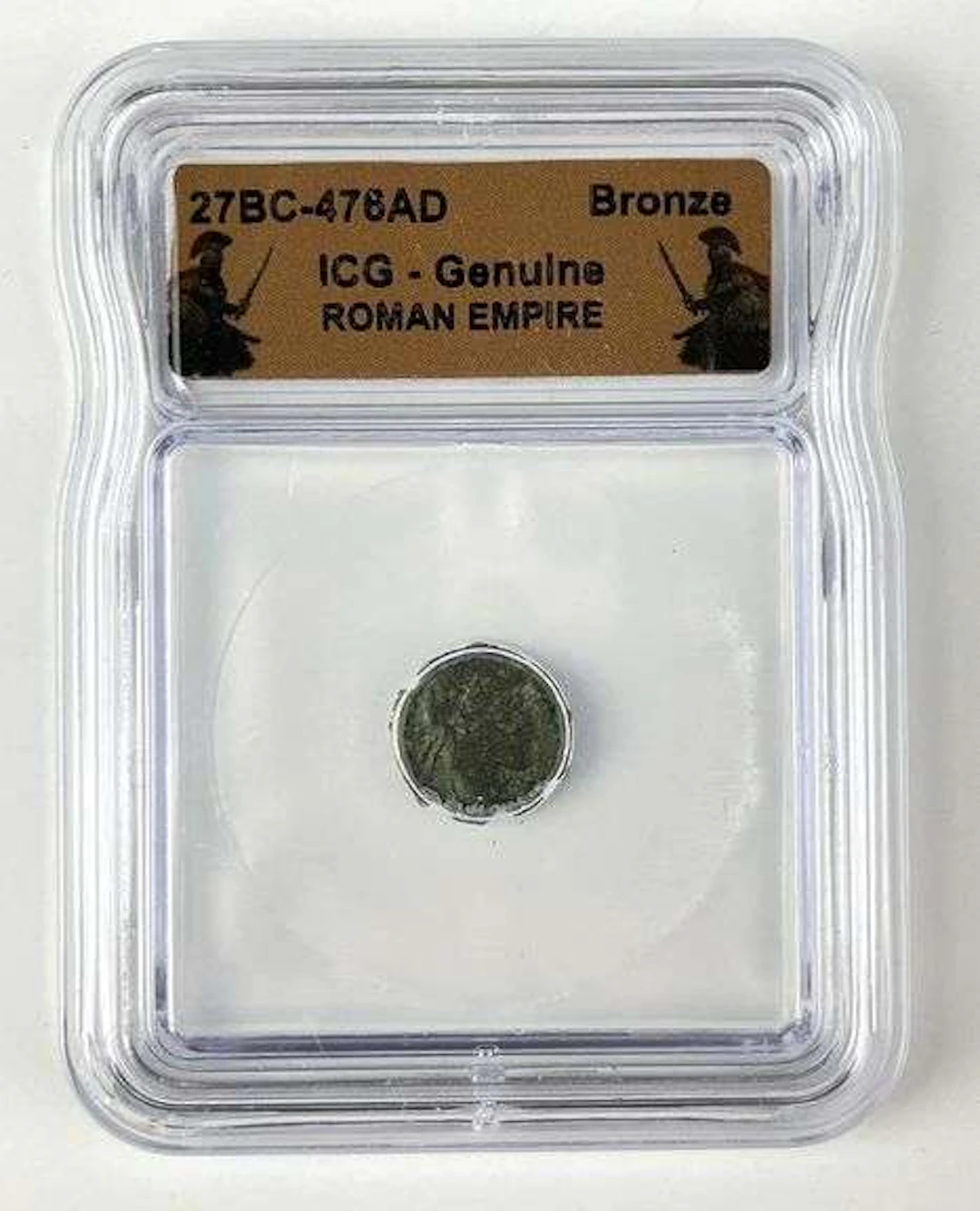 27BC-476AD Roman Empire Coin ICG Genuine