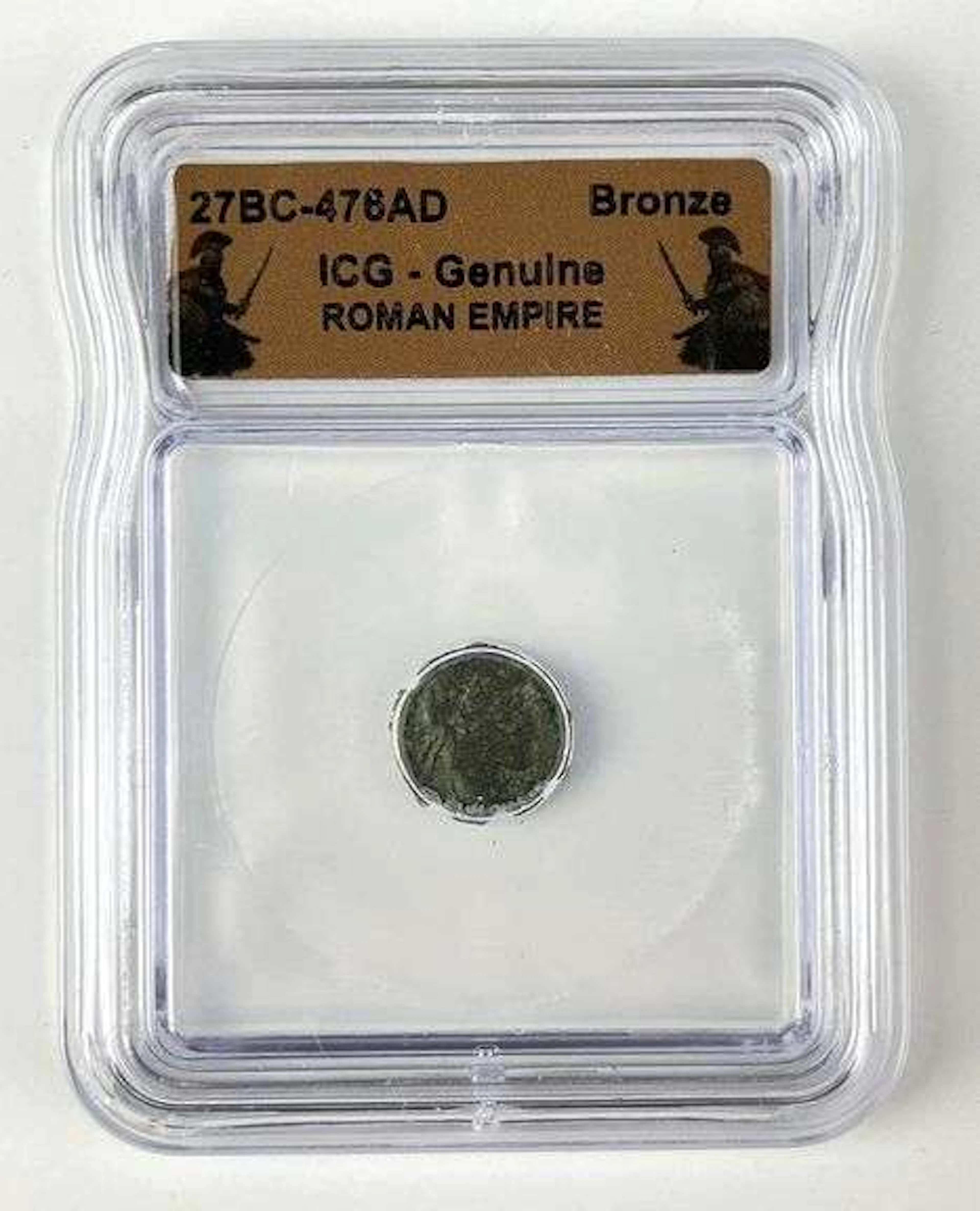 27BC-476AD Roman Empire Coin ICG Genuine
