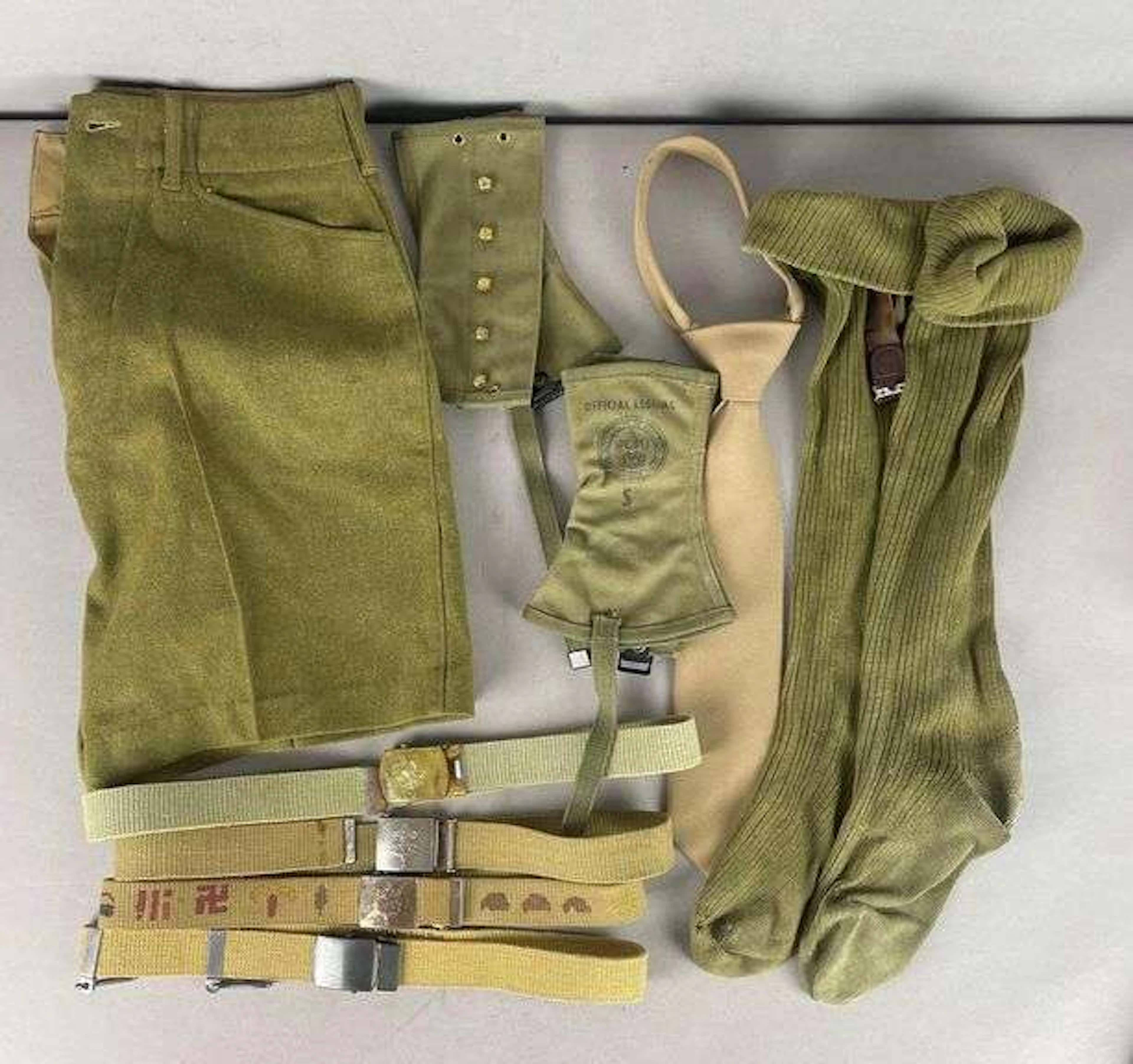Group of Vintage Boy Scouts Uniform Items
