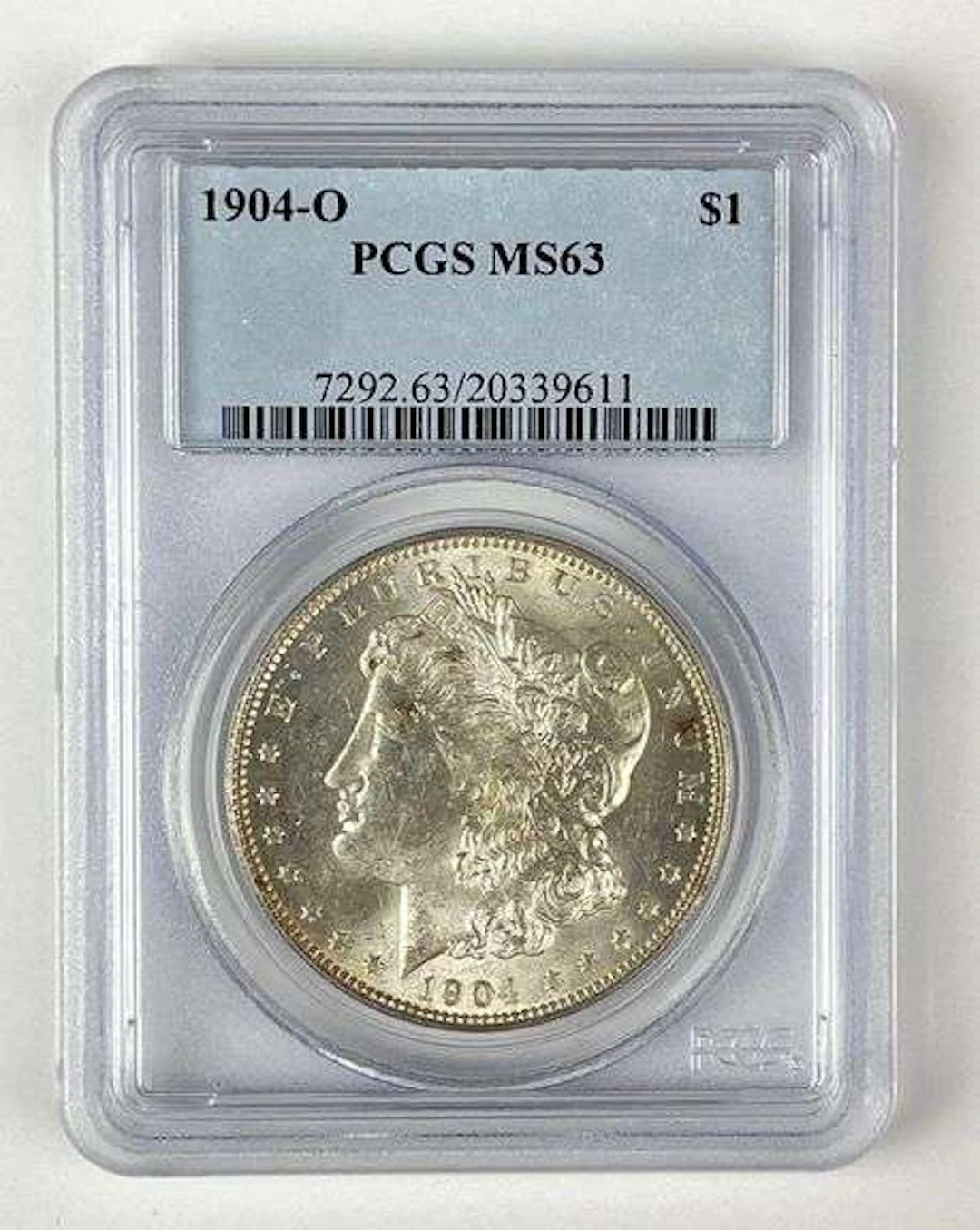 1904 O US Morgan Silver Dollar PCGS MS63
