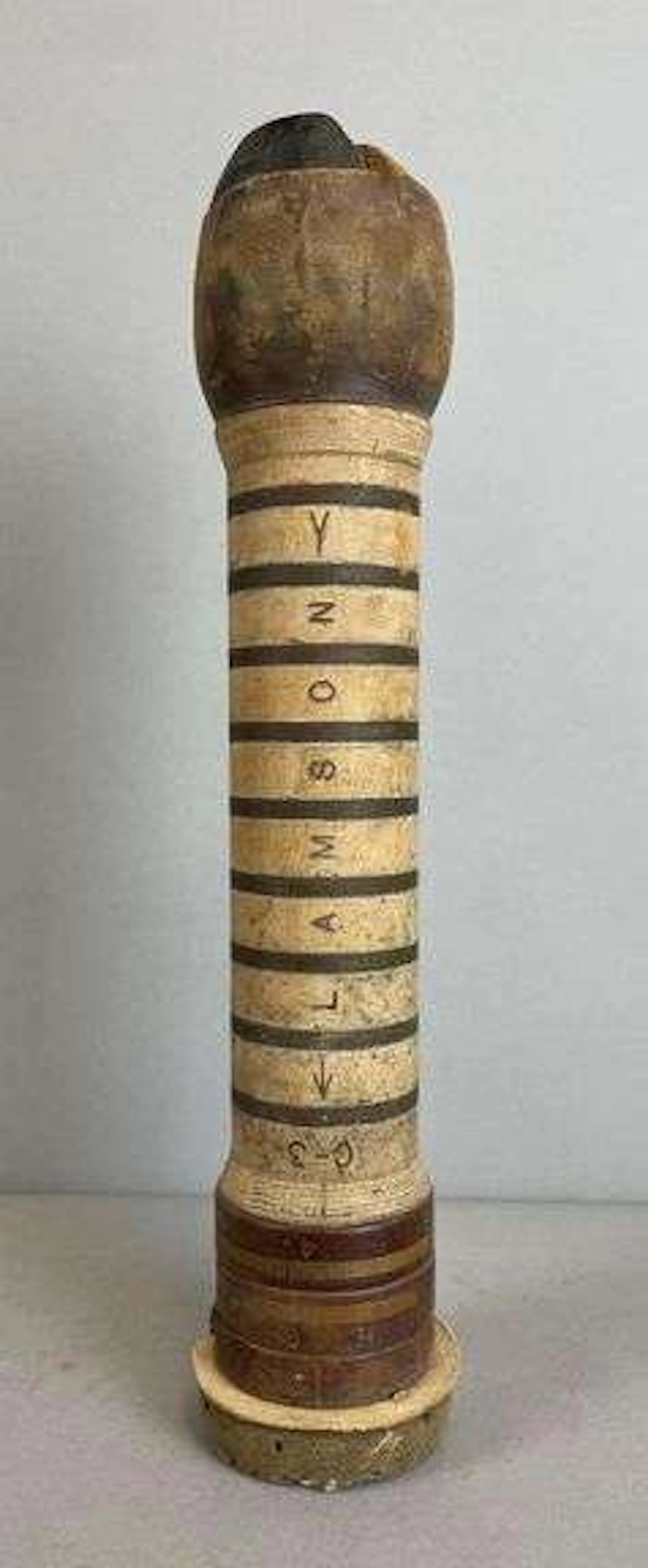 Vintage Lamson Wood Bank Teller Tube Carrier