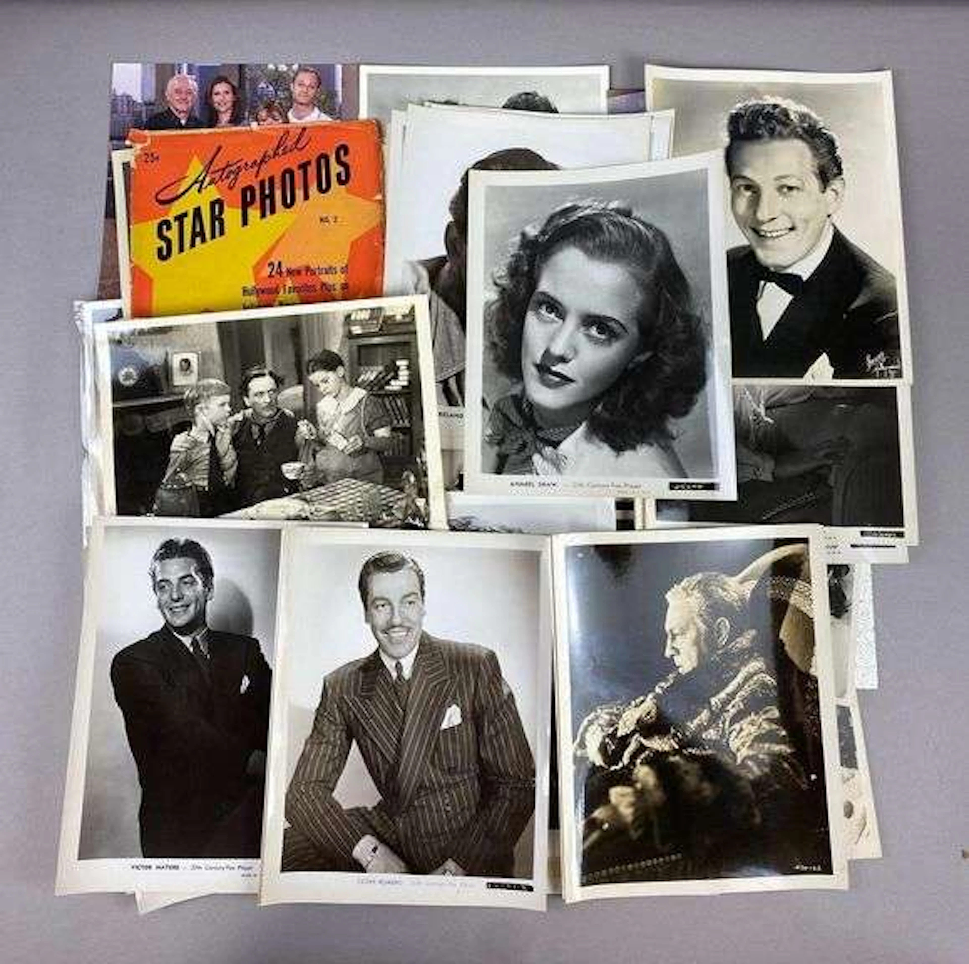 Group of 30+ 1940’s Celebrities Photographs and More