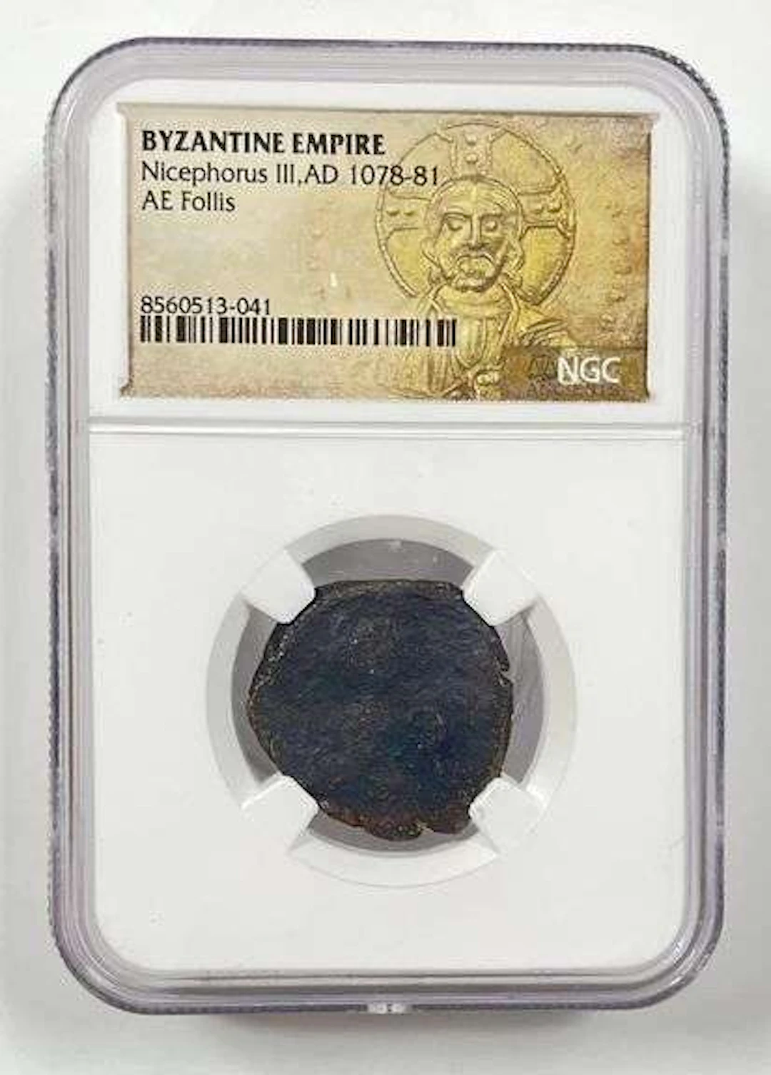 1078-81 AD AE Follis Byzantine Empire Nicephorus III NGC Ancients
