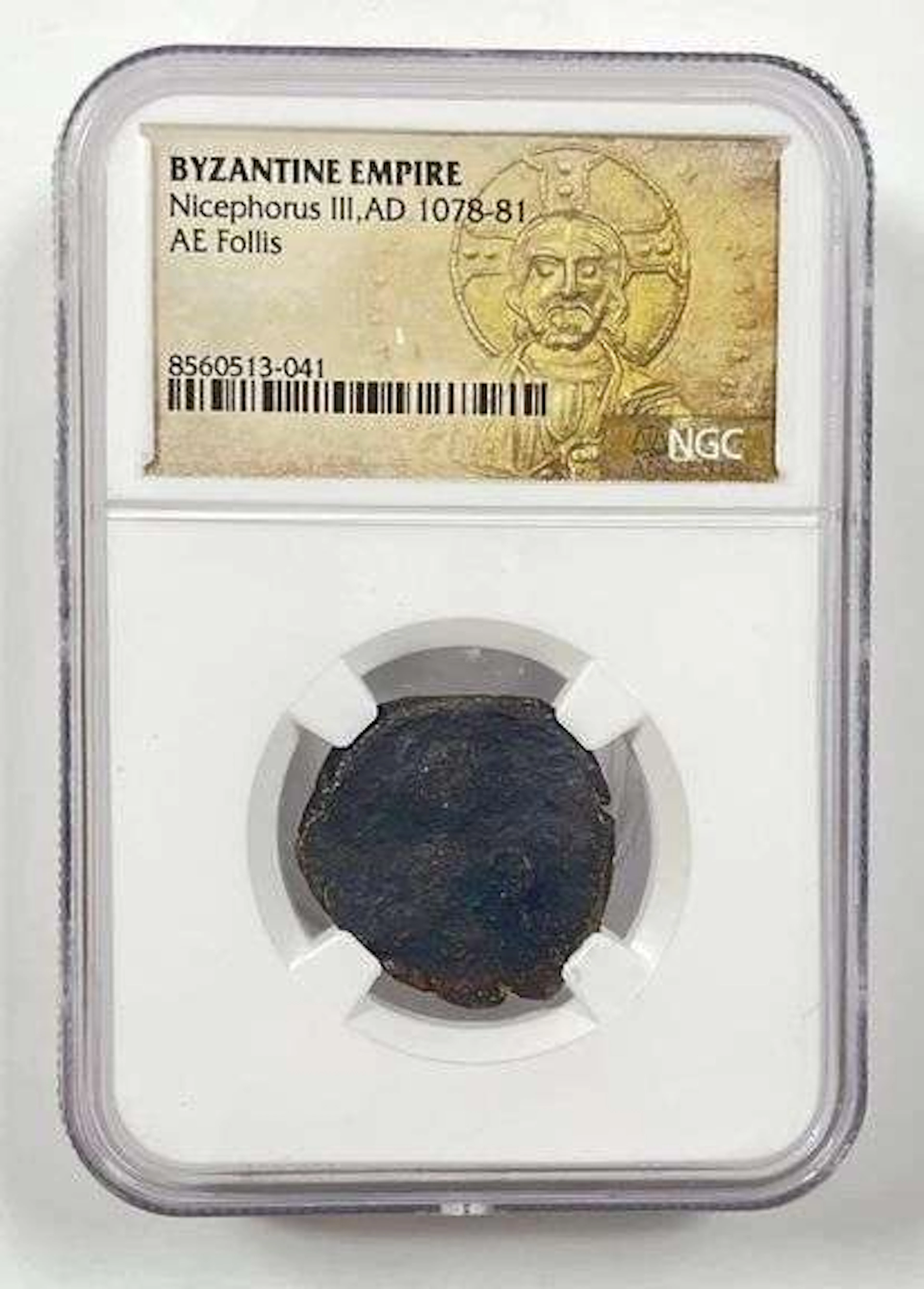 1078-81 AD AE Follis Byzantine Empire Nicephorus III NGC Ancients
