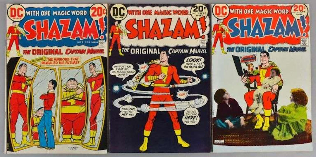 Group of 3 DC Comics Shazam Comic Book
