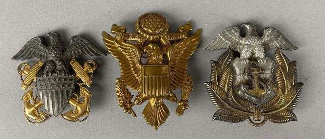Group of 3 WW2 U.S. Military Badges