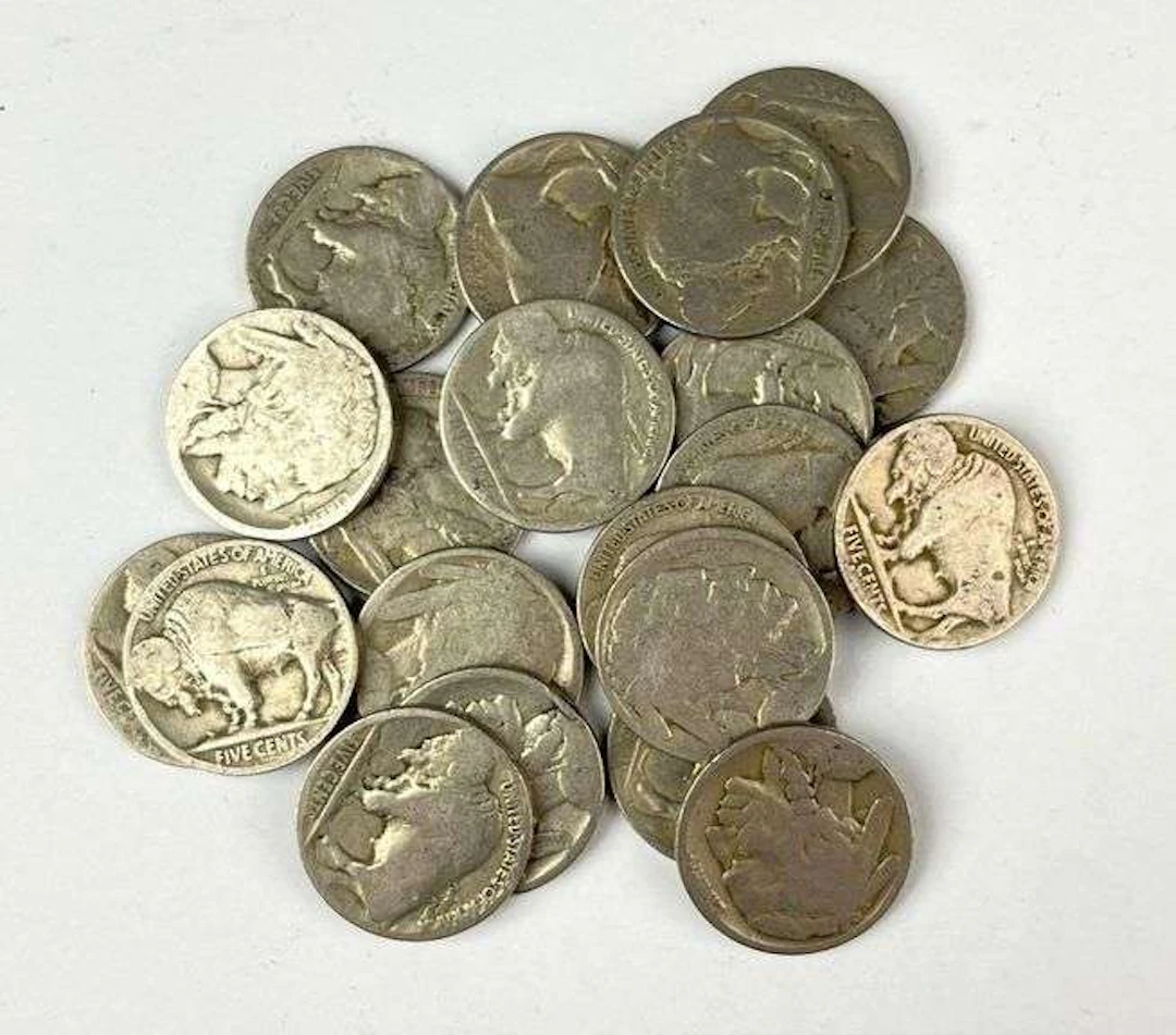 Group of 20 US Buffalo Nickels