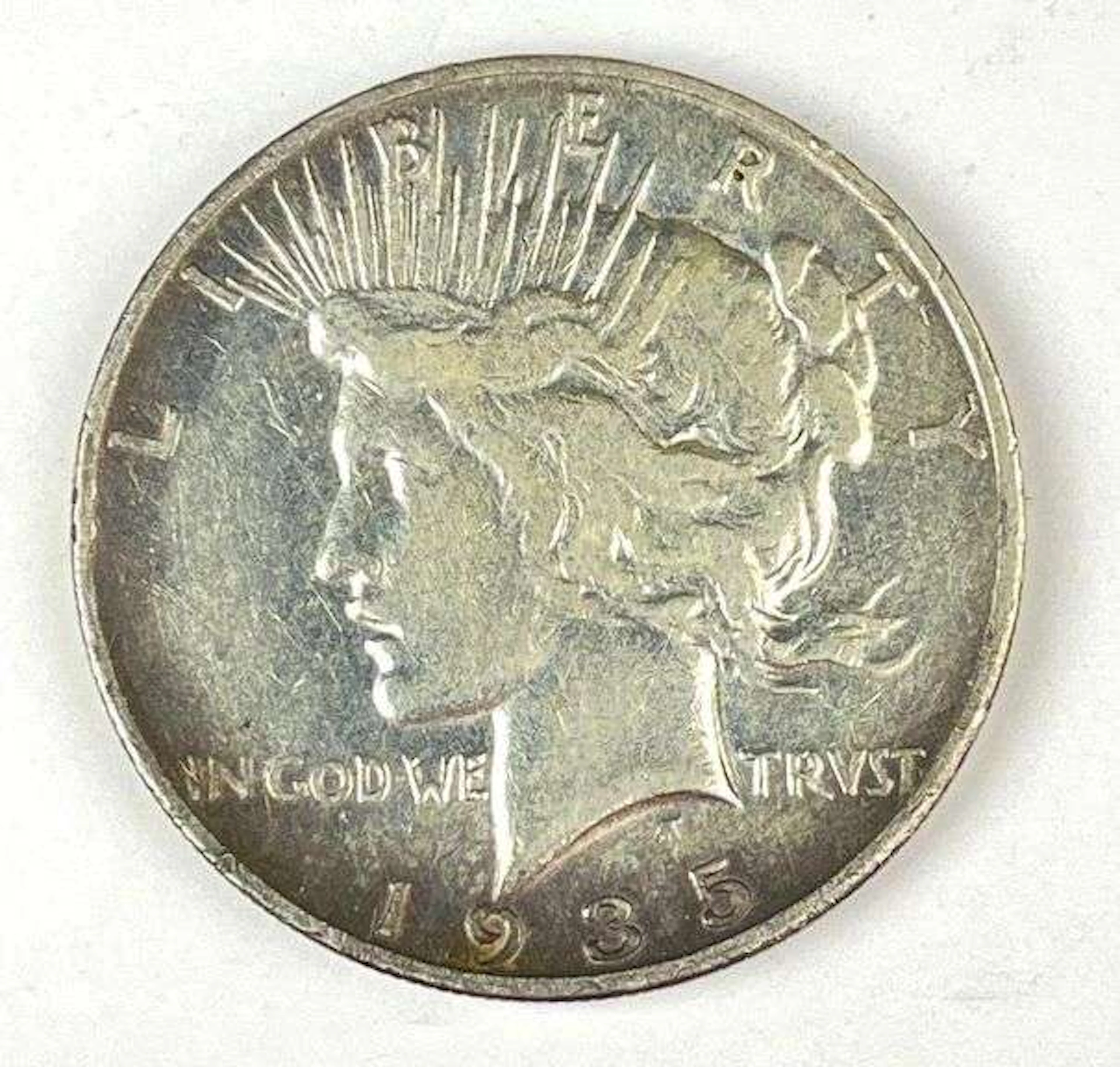 1935 S US Peace Silver Dollar