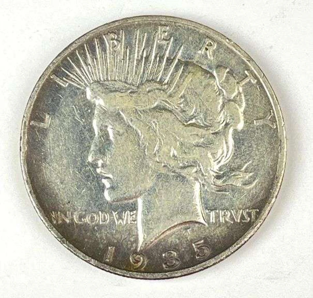 1935 S US Peace Silver Dollar