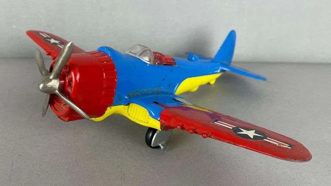 Vintage Hubley Kiddie Toy Die-Cast WW2 Plane