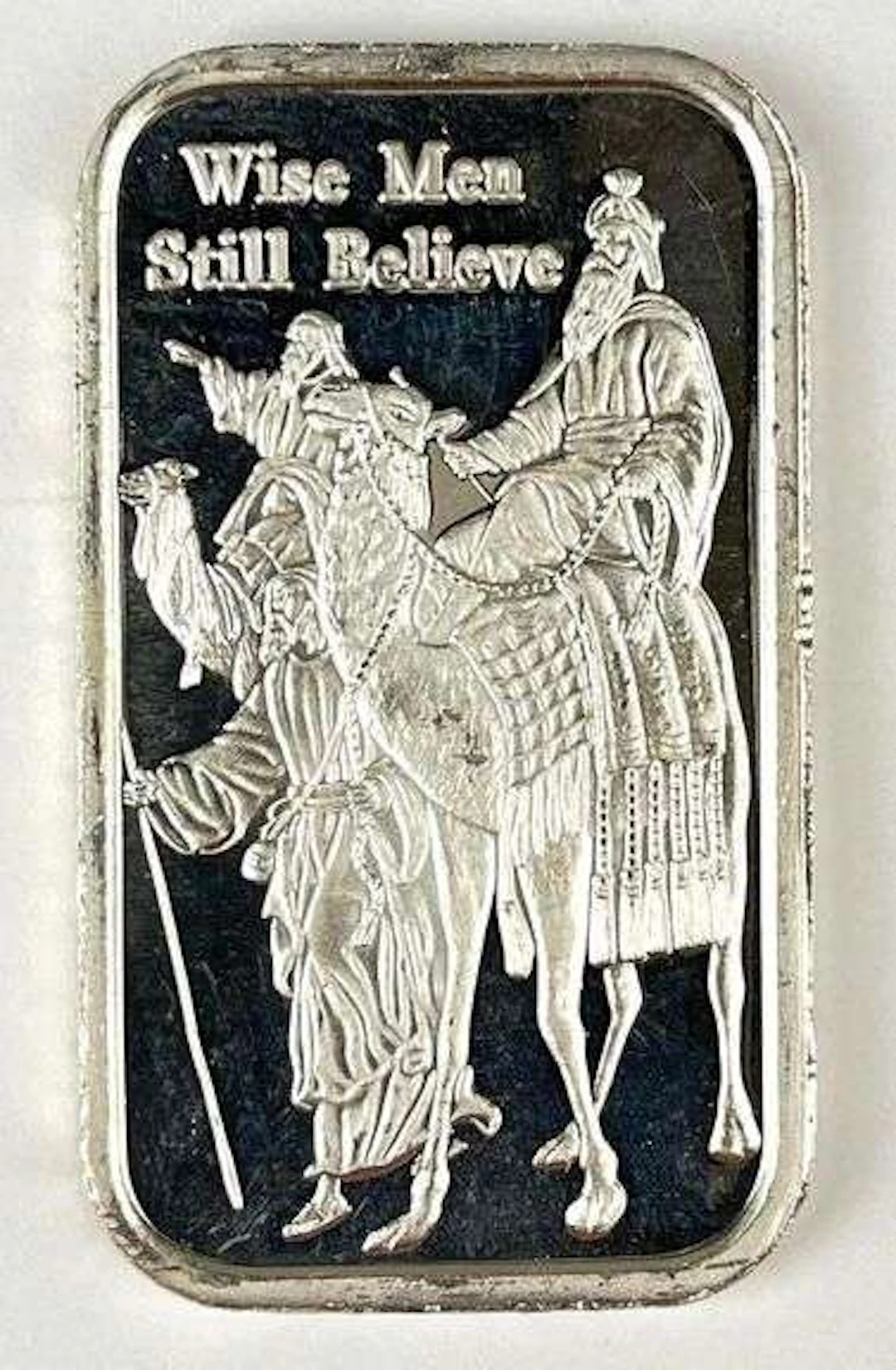 2014 Wise Men Still Believe Christmas 1 oz .999 Fine Silver Bar