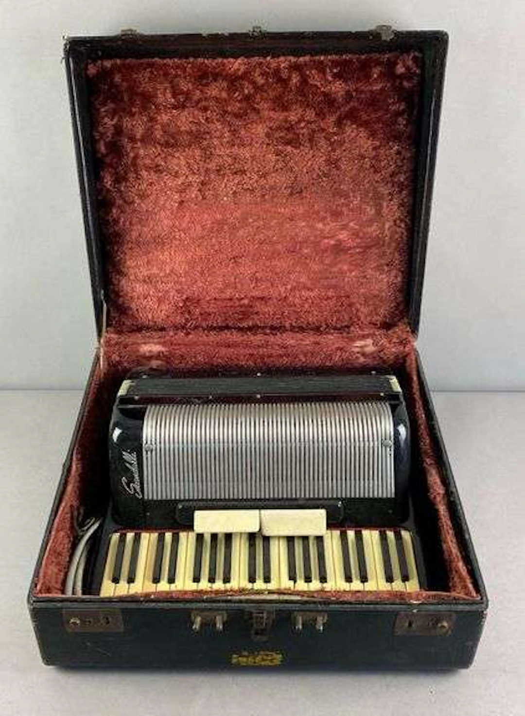 Vintage Scandalli Piano Accordion with Case