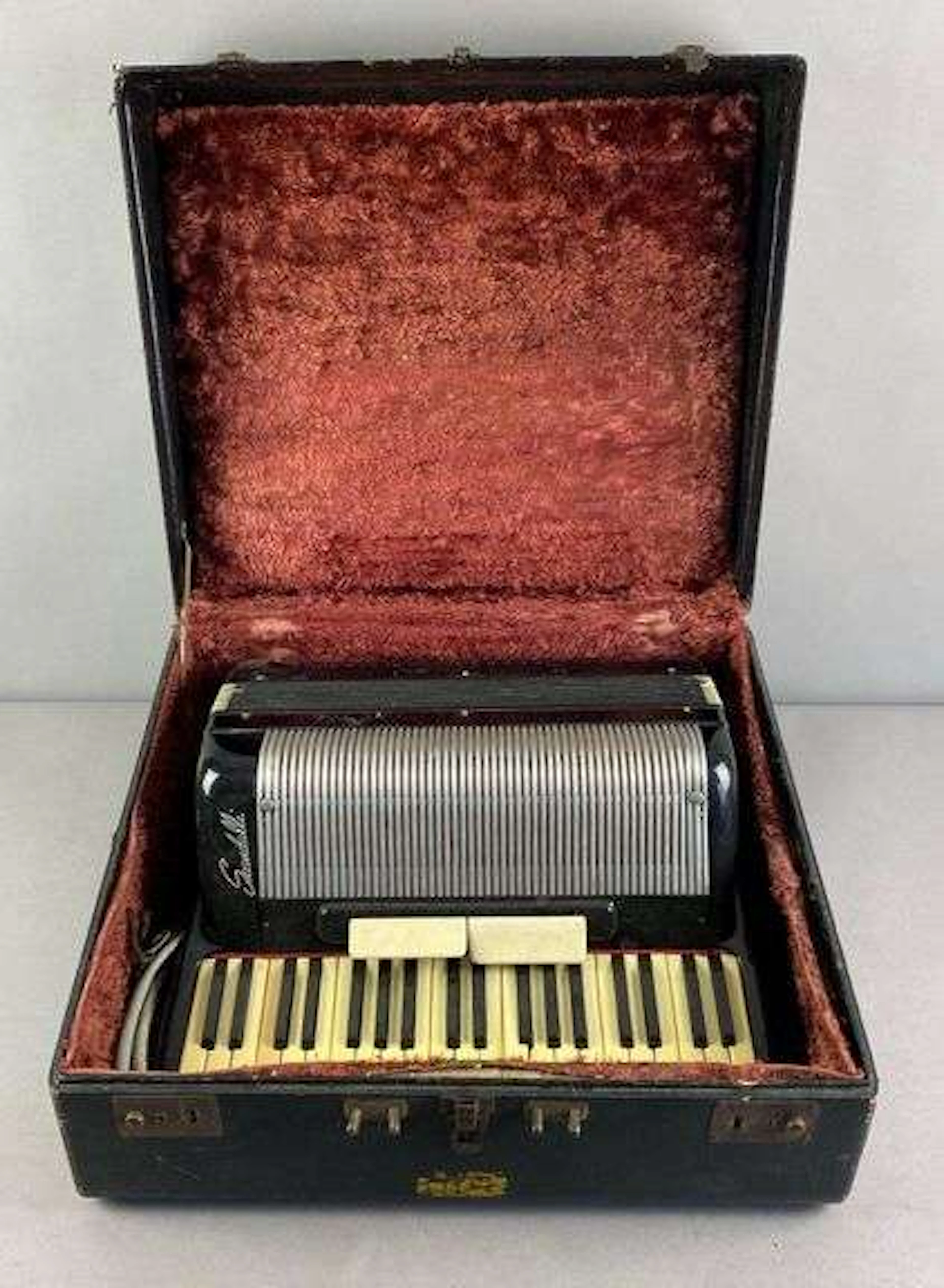 Vintage Scandalli Piano Accordion with Case