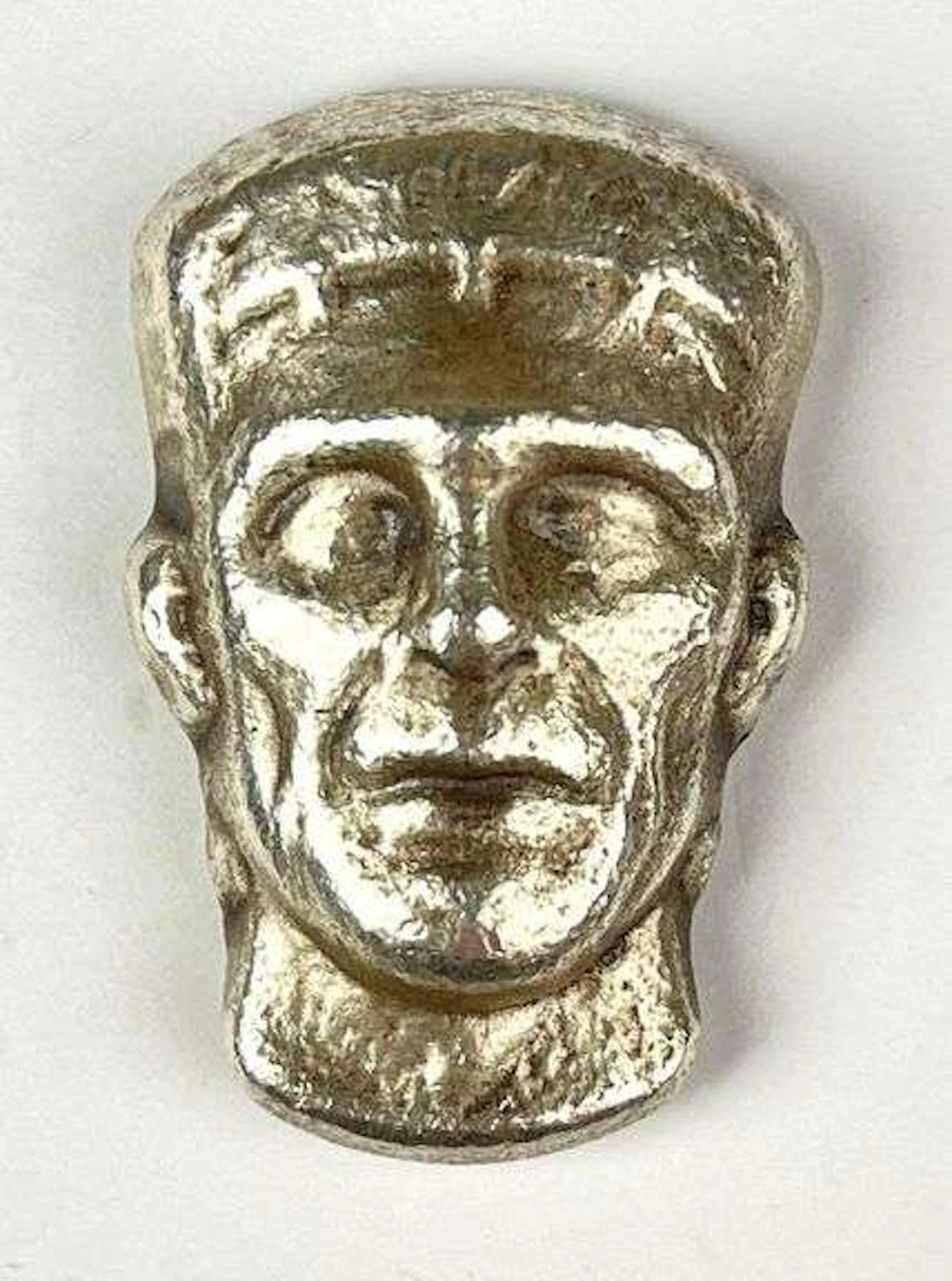 MK Barz Hand Poured Frankensteins Monster 2 oz .999 Fine Silver Ingot/ Bar