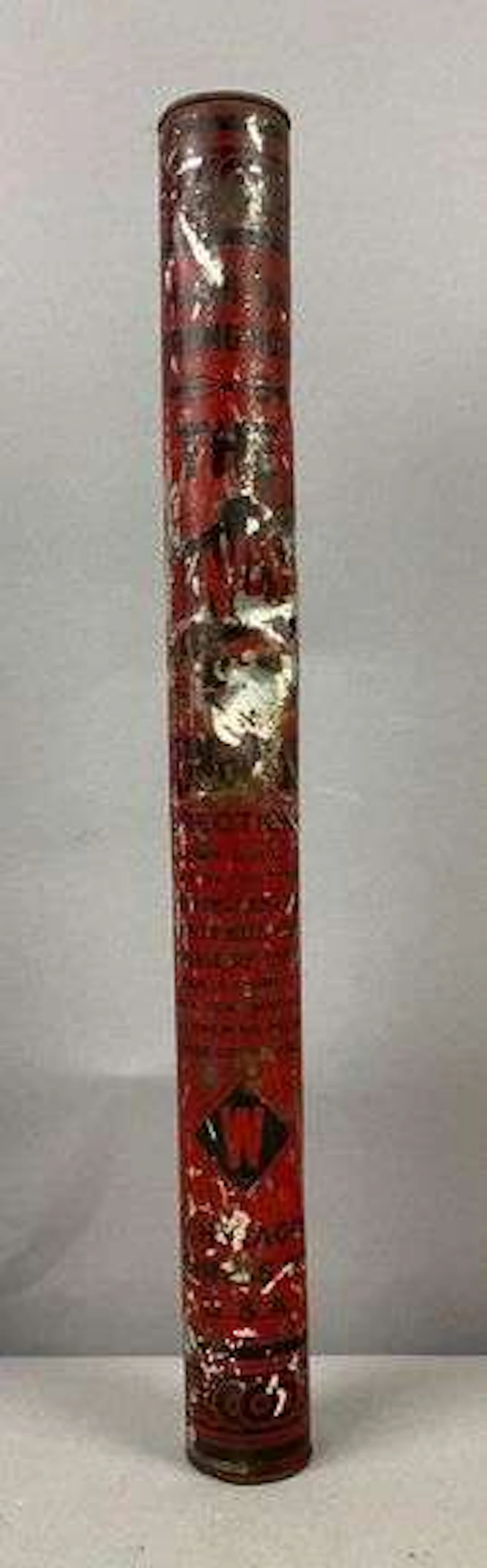 Antique 1910’s Windsor Dry Chemical Fire Extinguisher Tin Tube
