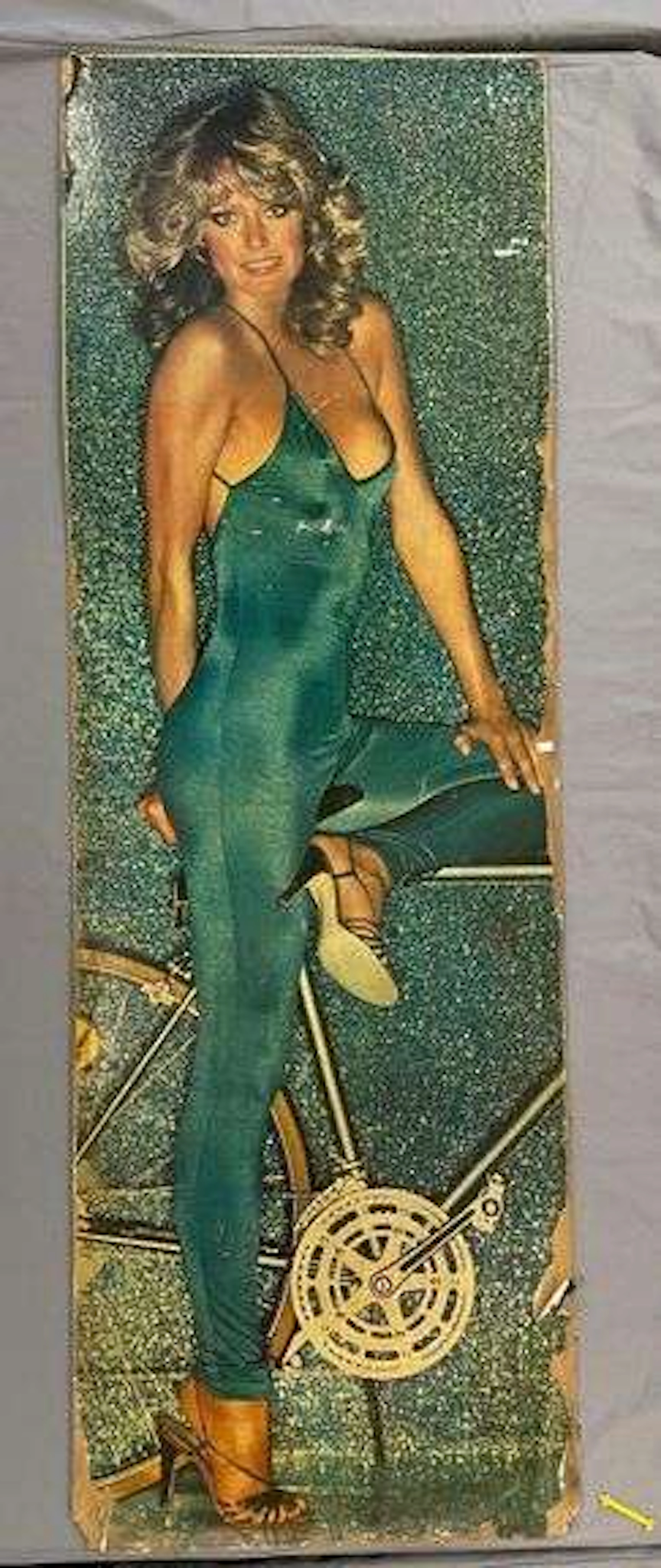 Vintage Farrah Fawcett Mounted Life-Size Poster