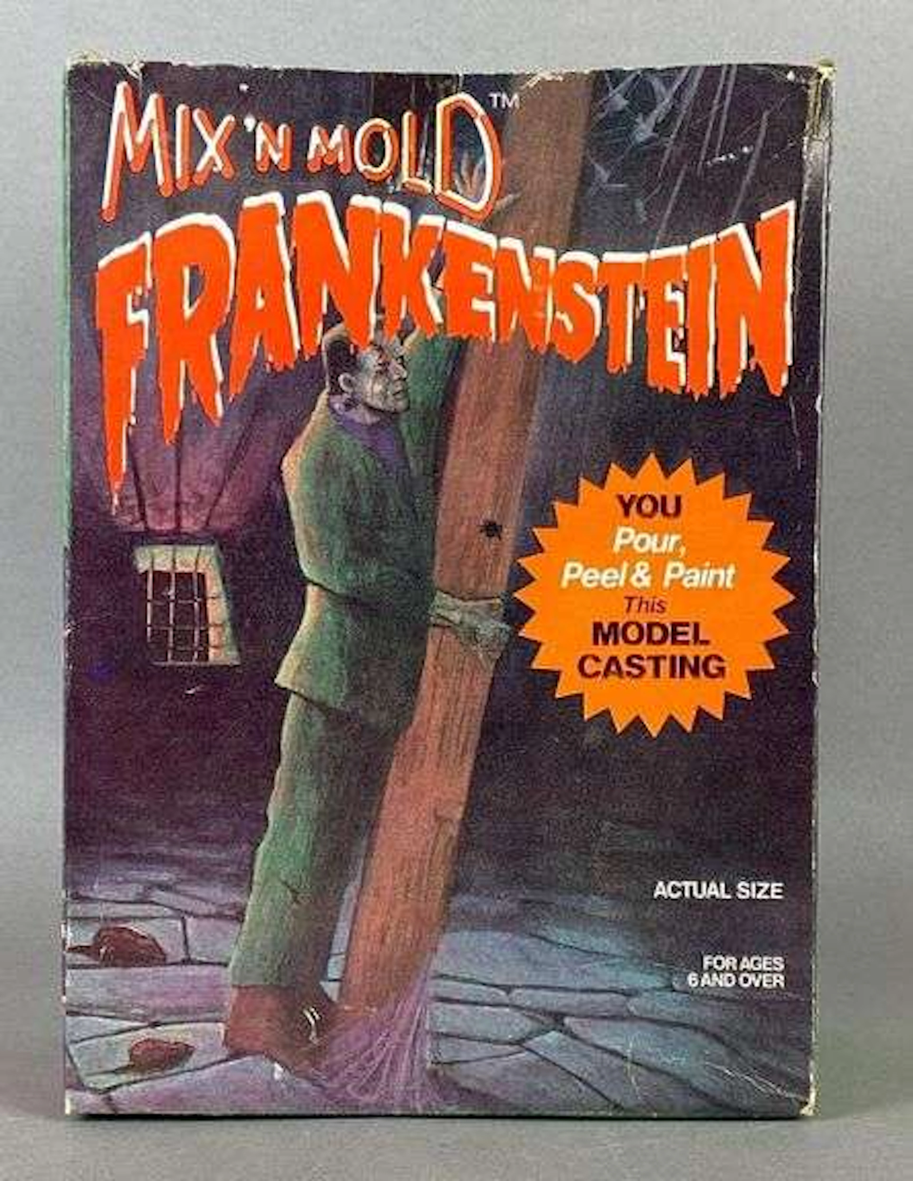 Vintage Mix N Mold Frankenstein Model Casting Kit