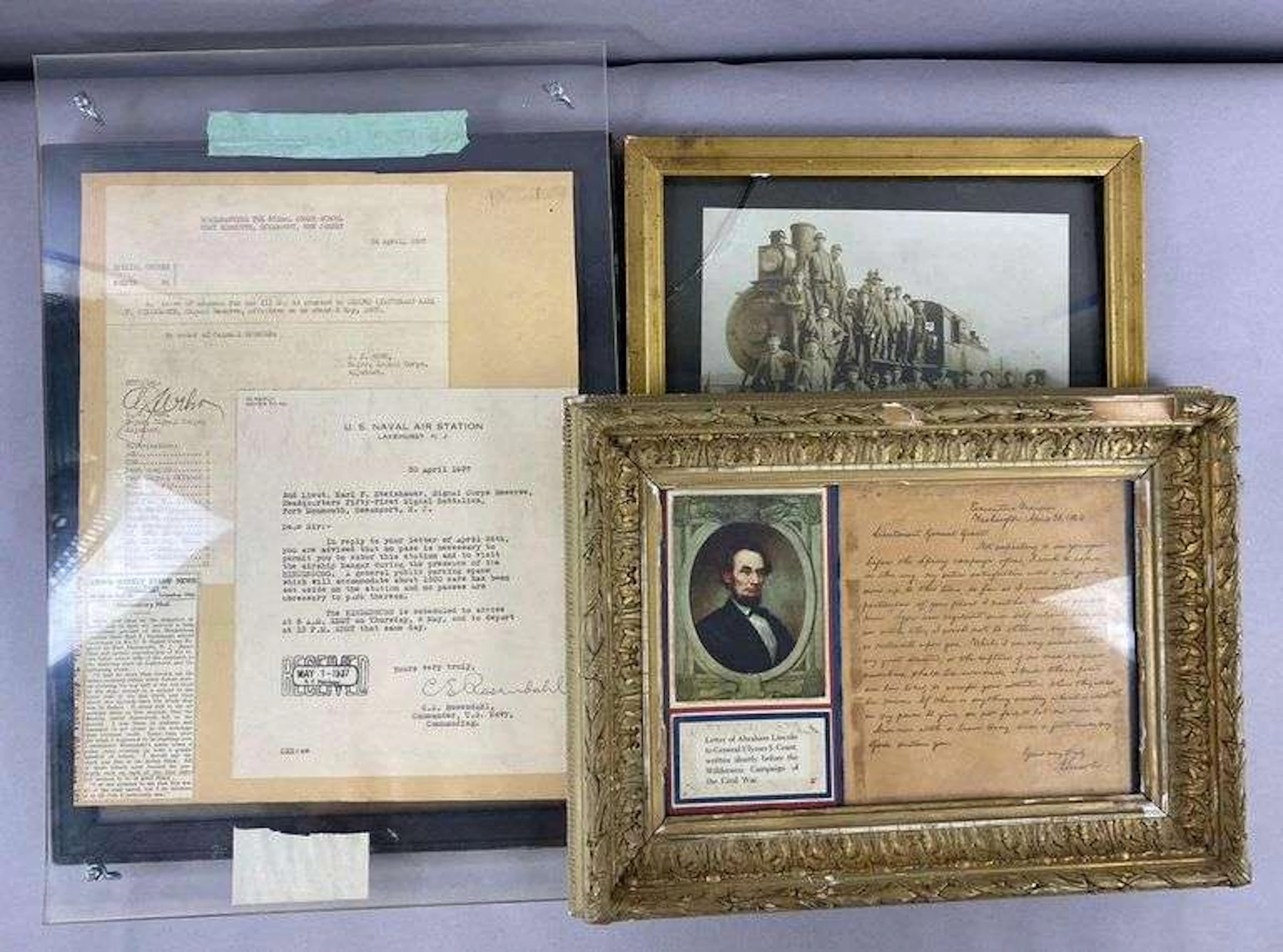 Group of Antique Framed Photographs and More