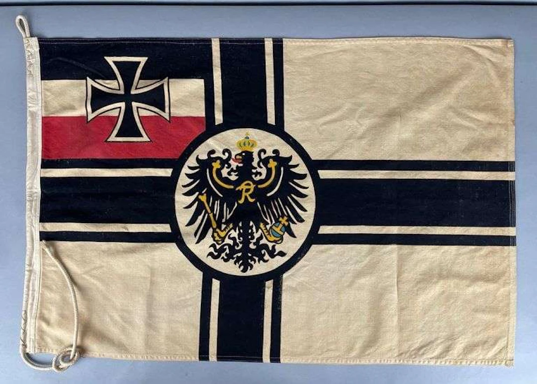 Imperial German Wool Ensign Flag