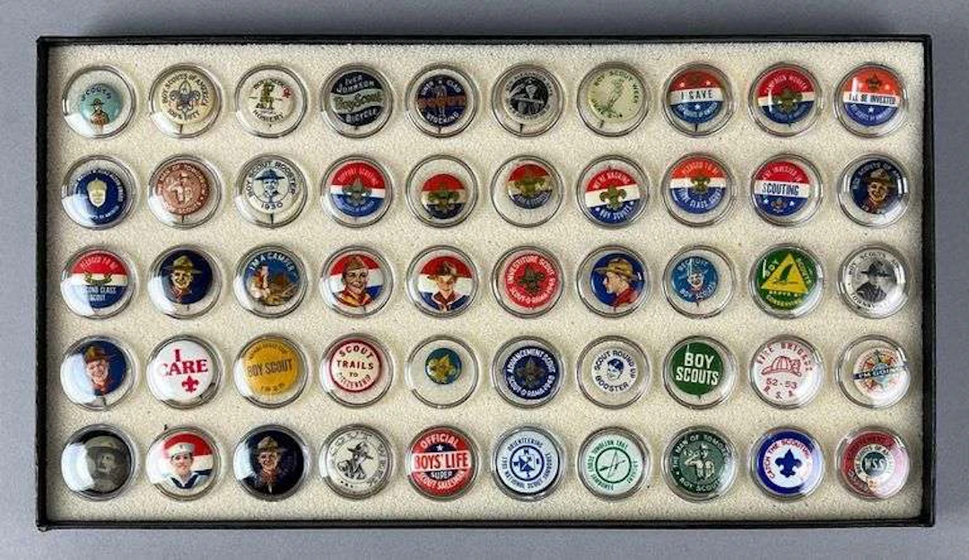 Group of 50 Antique/ Vintage Boy Scouts of America Badges